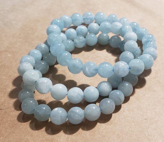 Aquamarine Stretchy Bracelet