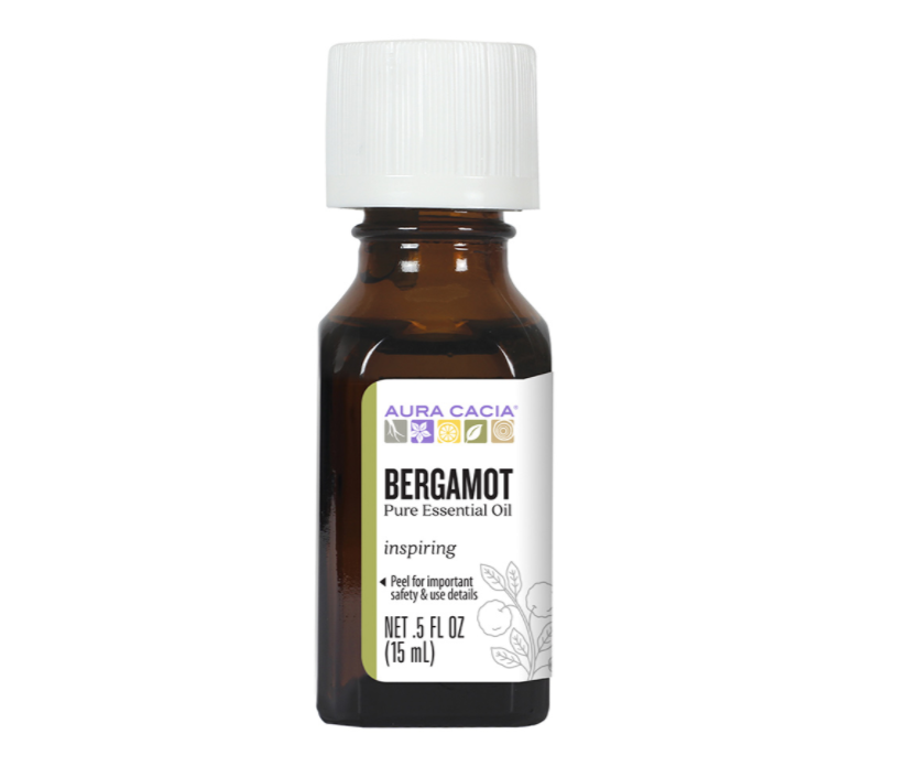AURA CACIA BERGAMOT ESSENTIAL OIL 0.5 FL. OZ.
