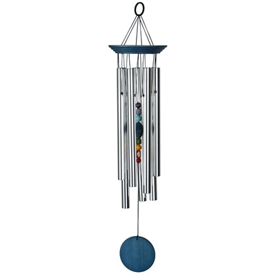 Chakra Chime - 7 Stones, Large Blue