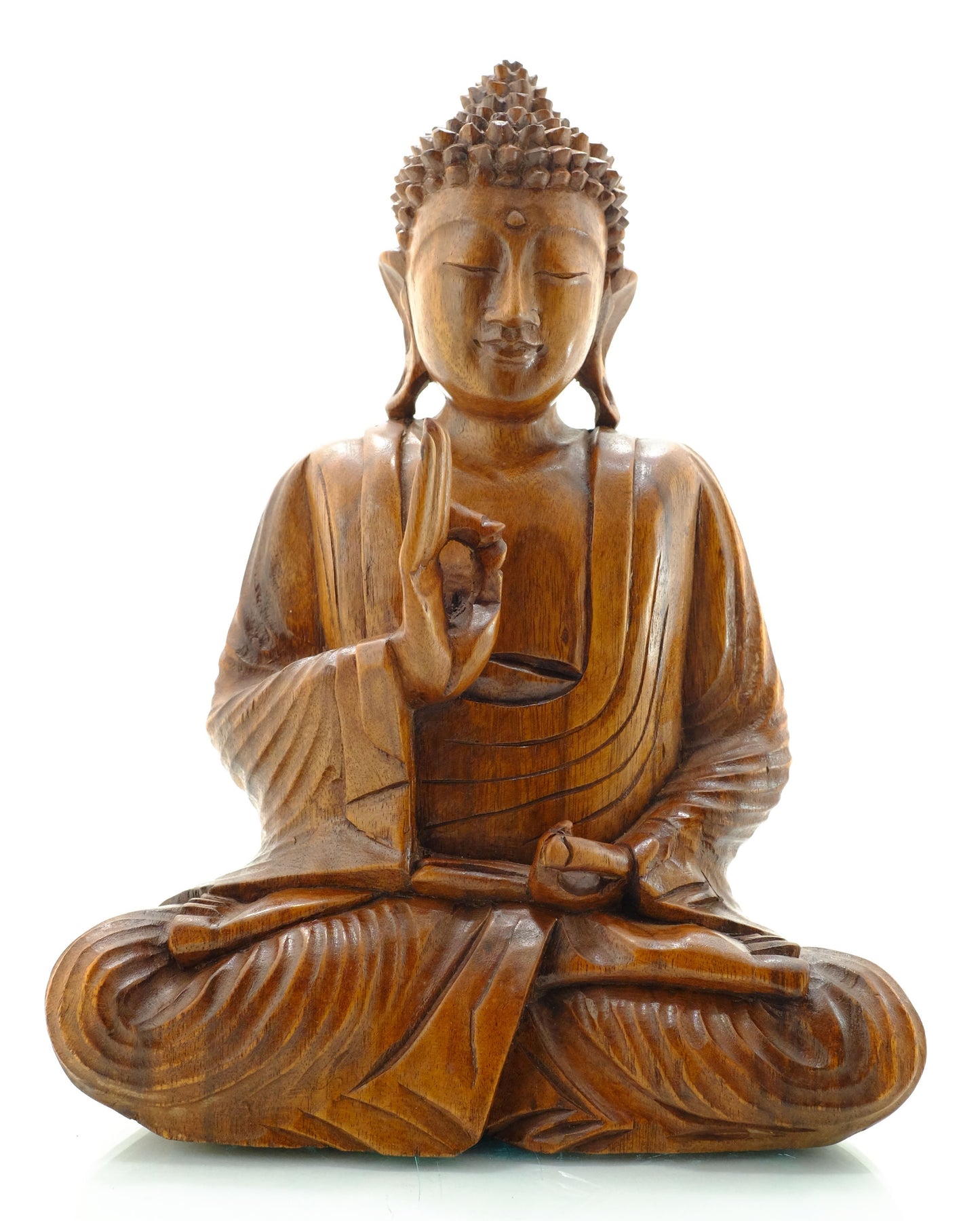 Hand Carved Suar Wood Buddha Statues