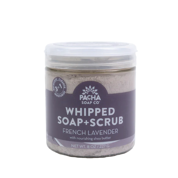Pacha French Lavender Whipped Soap + Scrub