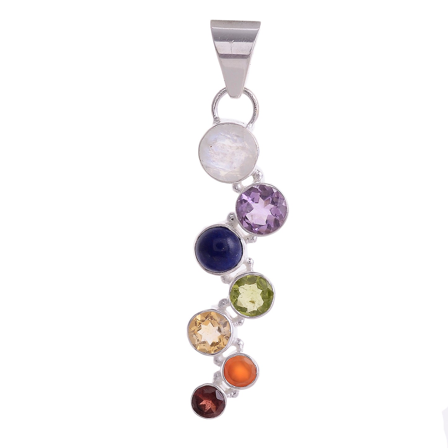 Sterling Silver Chakra Pendant