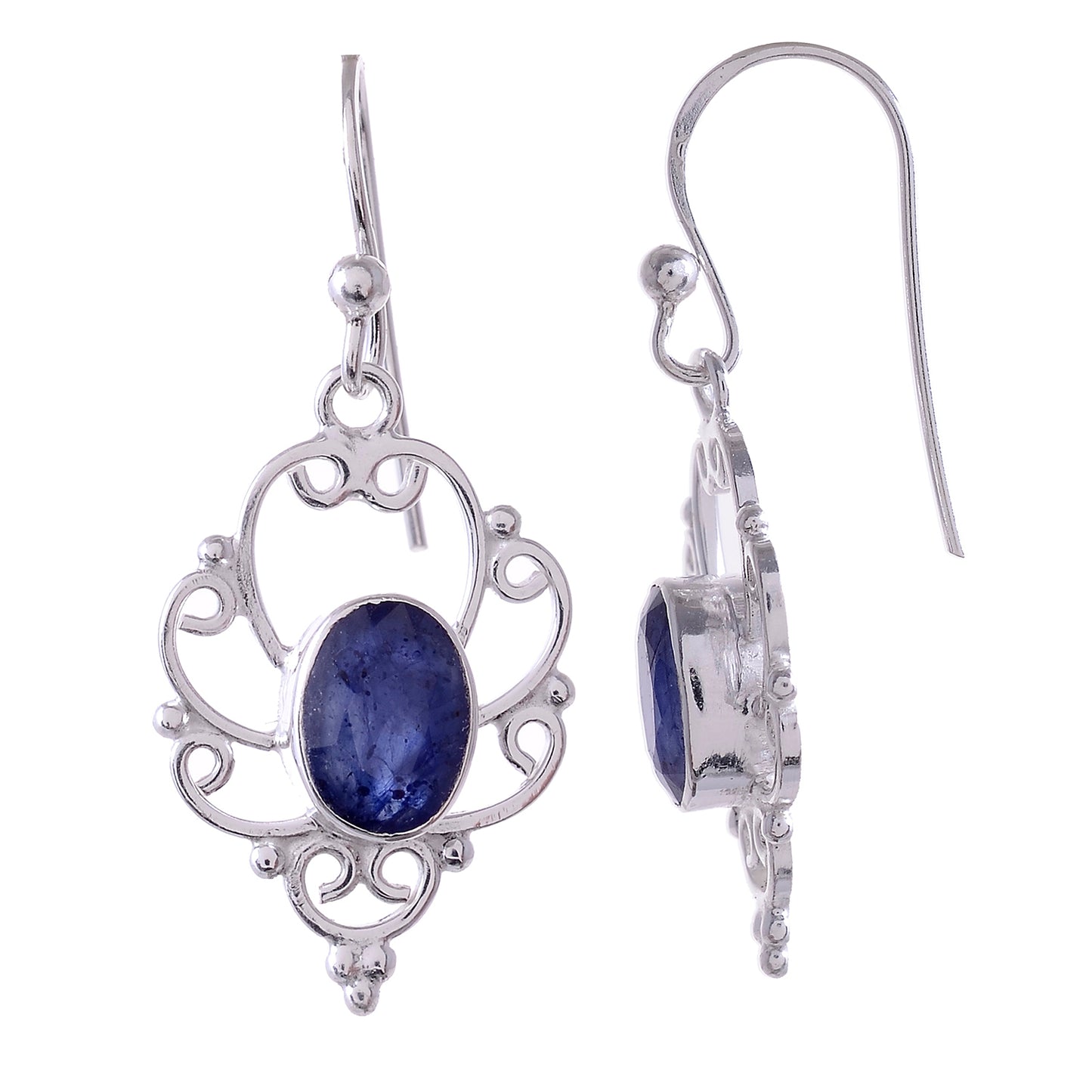 Sterling Silver Gemstone Earrings