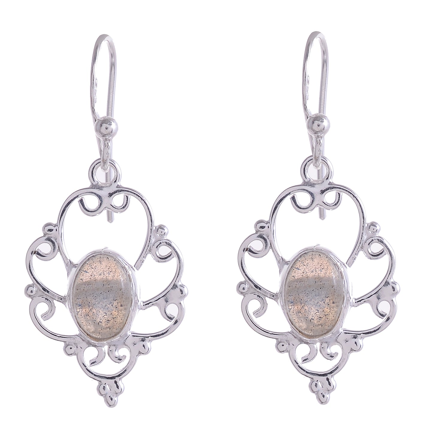 Sterling Silver Gemstone Earrings