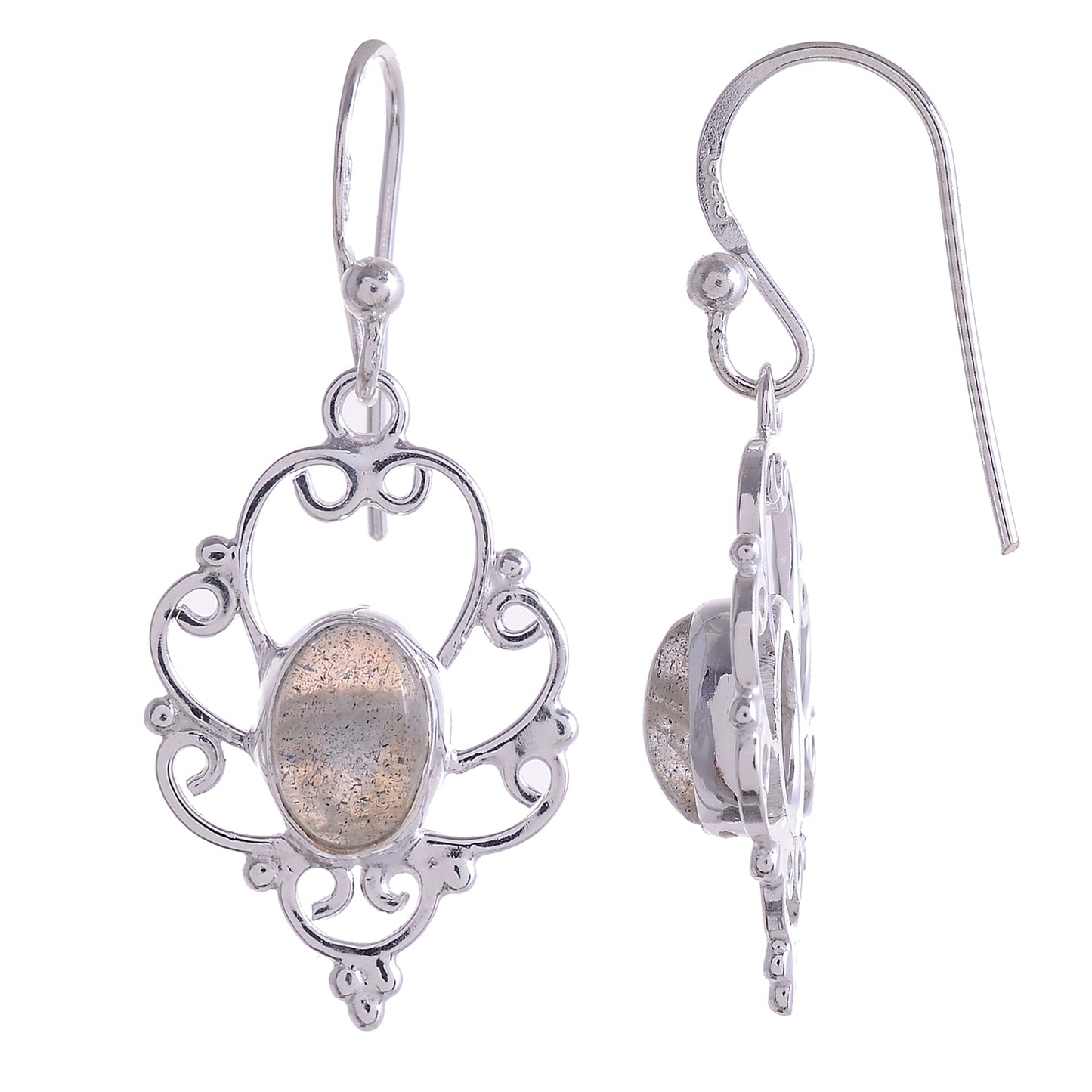 Sterling Silver Gemstone Earrings