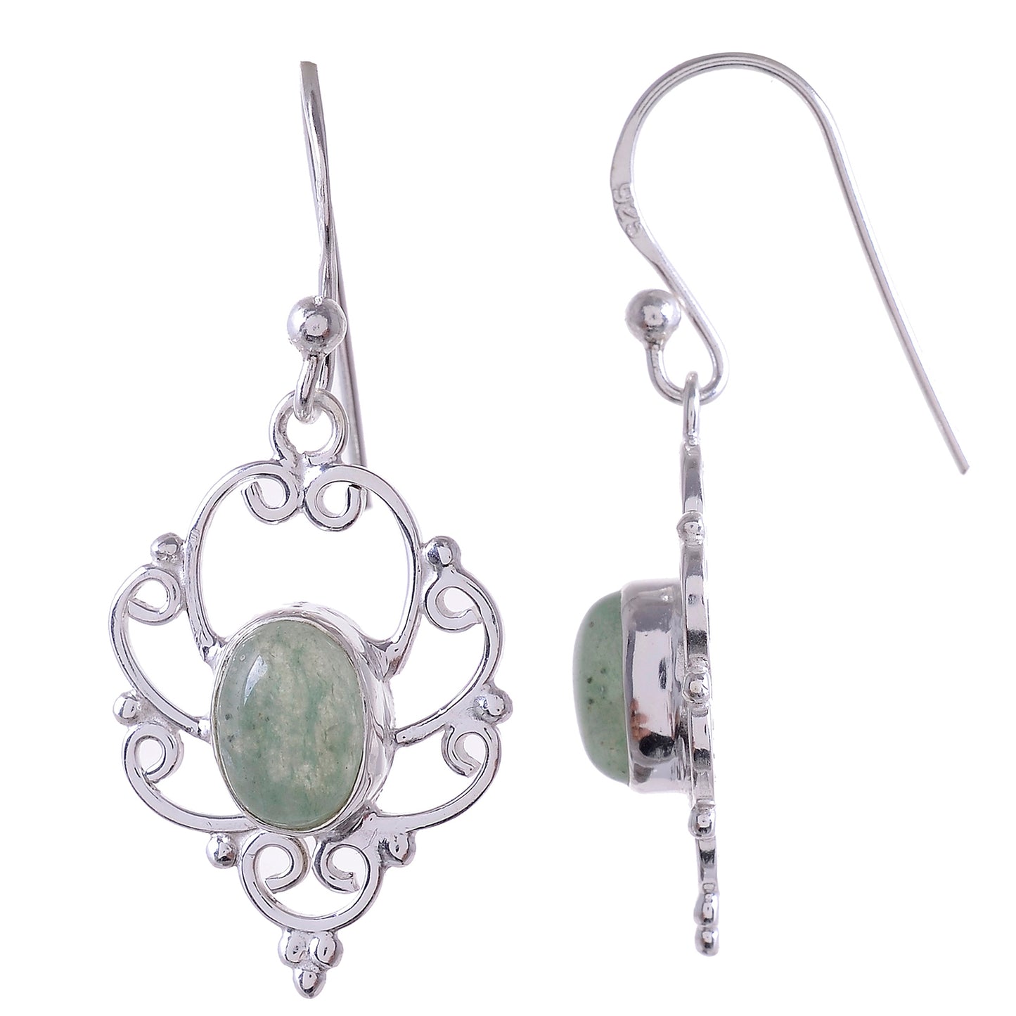 Sterling Silver Gemstone Earrings