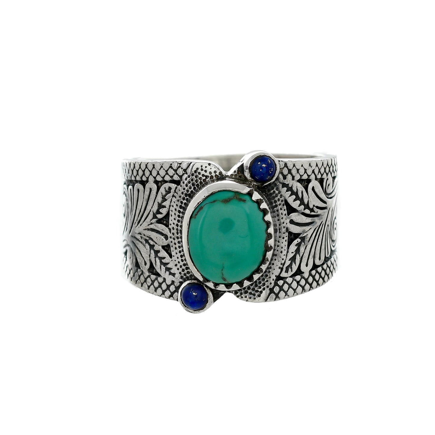Sterling Silver Asymetric three stone rings