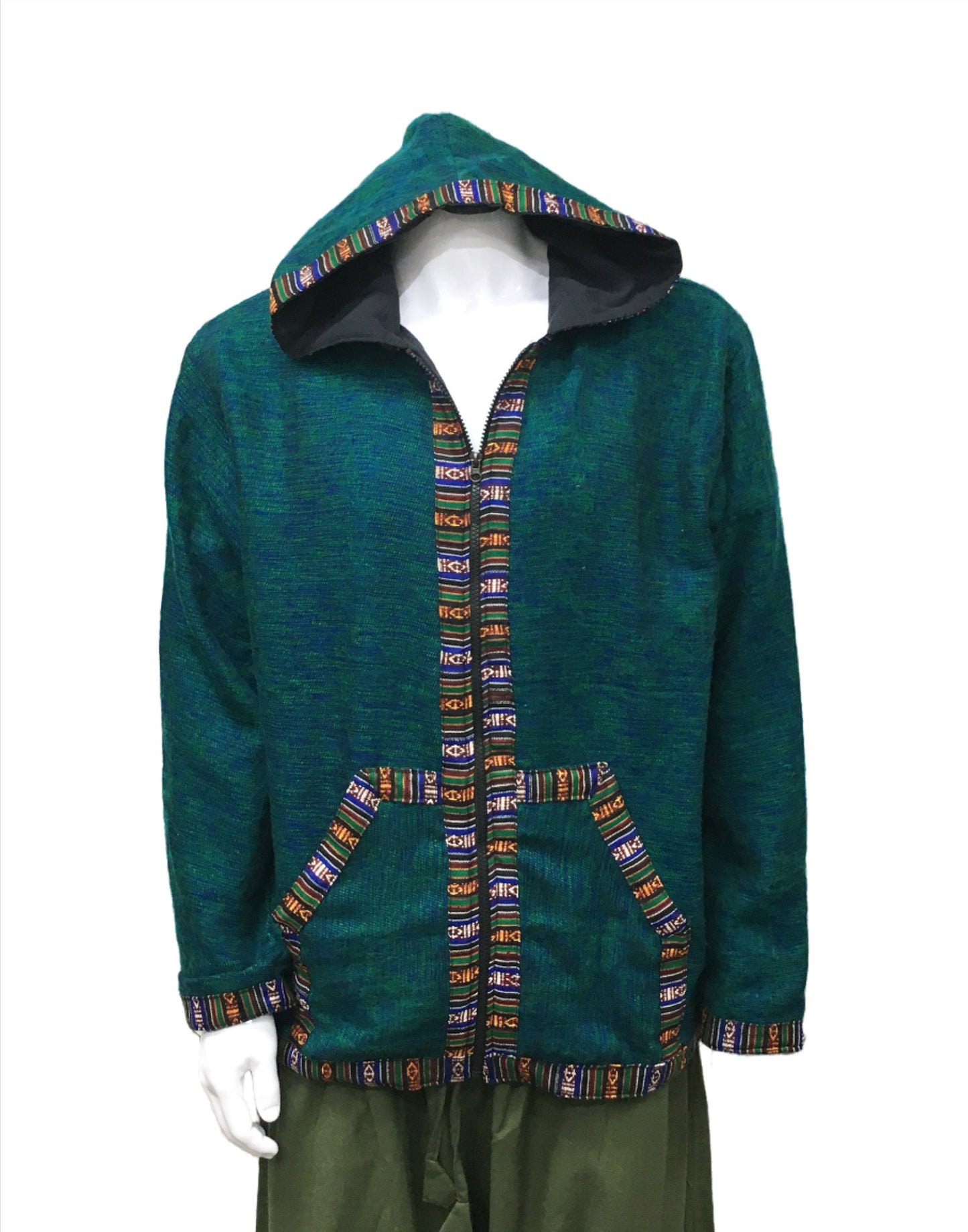 Wool Zipper Hoodie