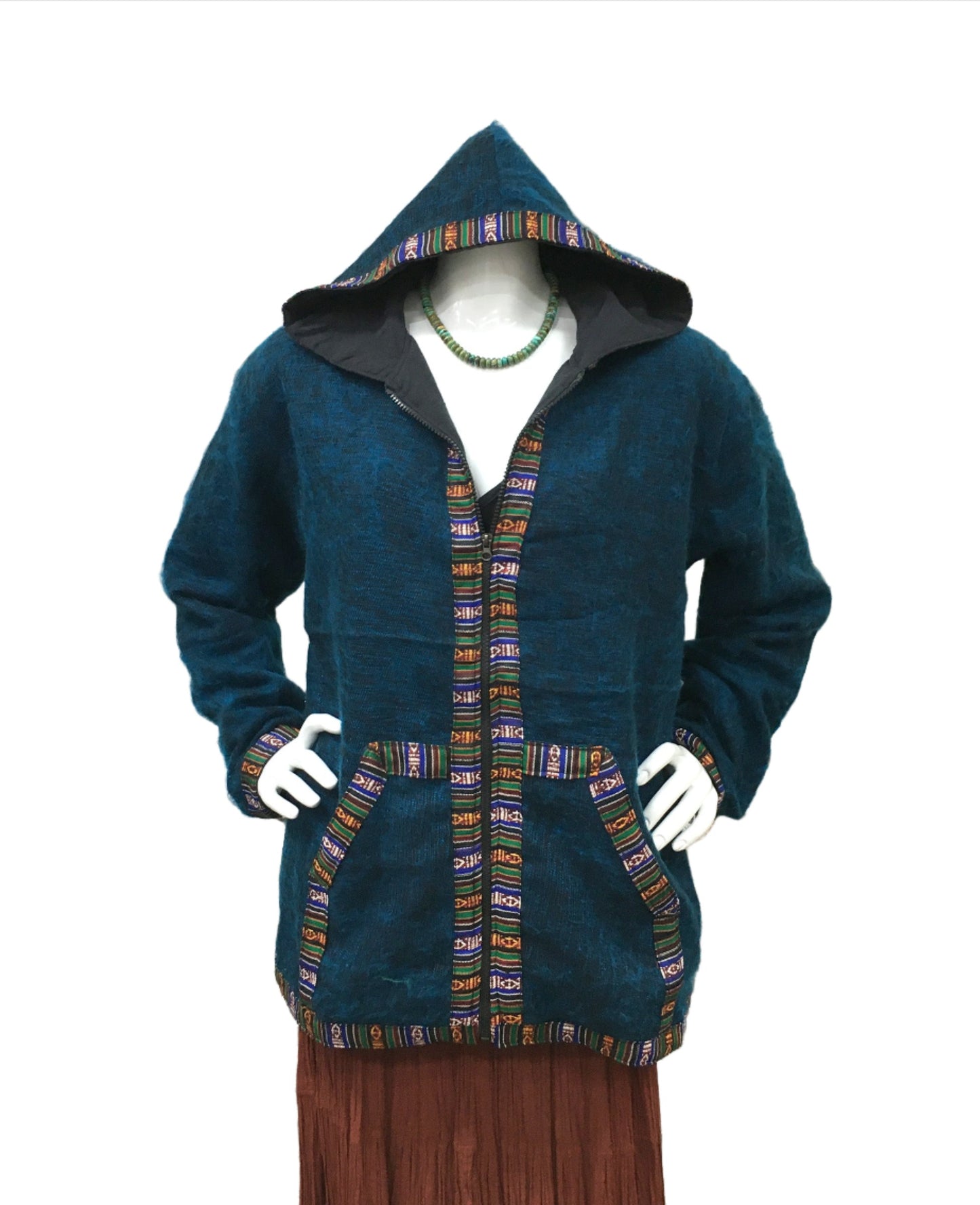 Wool Zipper Hoodie