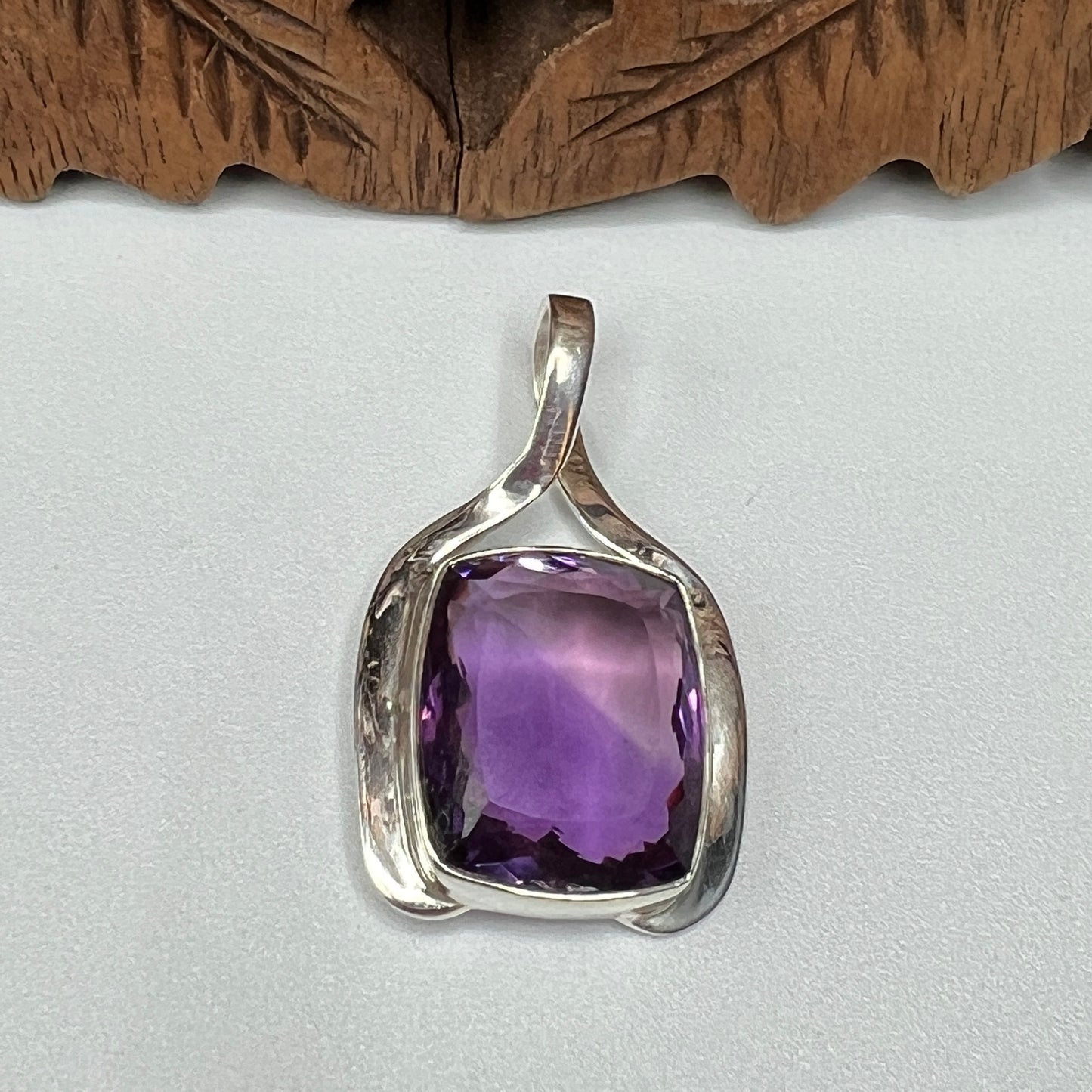 Natural Large Stone African Amethyst Pendants