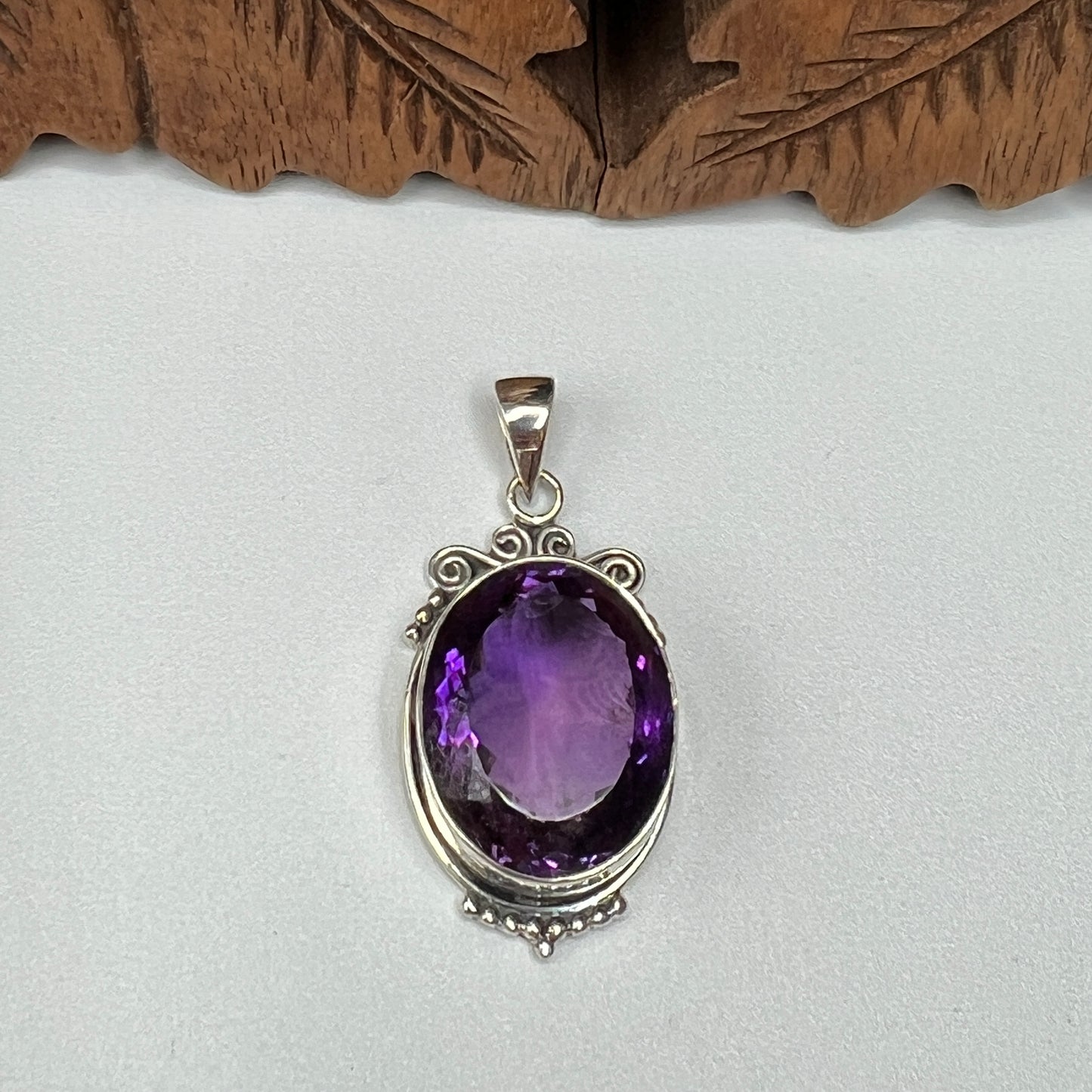 Natural Large Stone African Amethyst Pendants