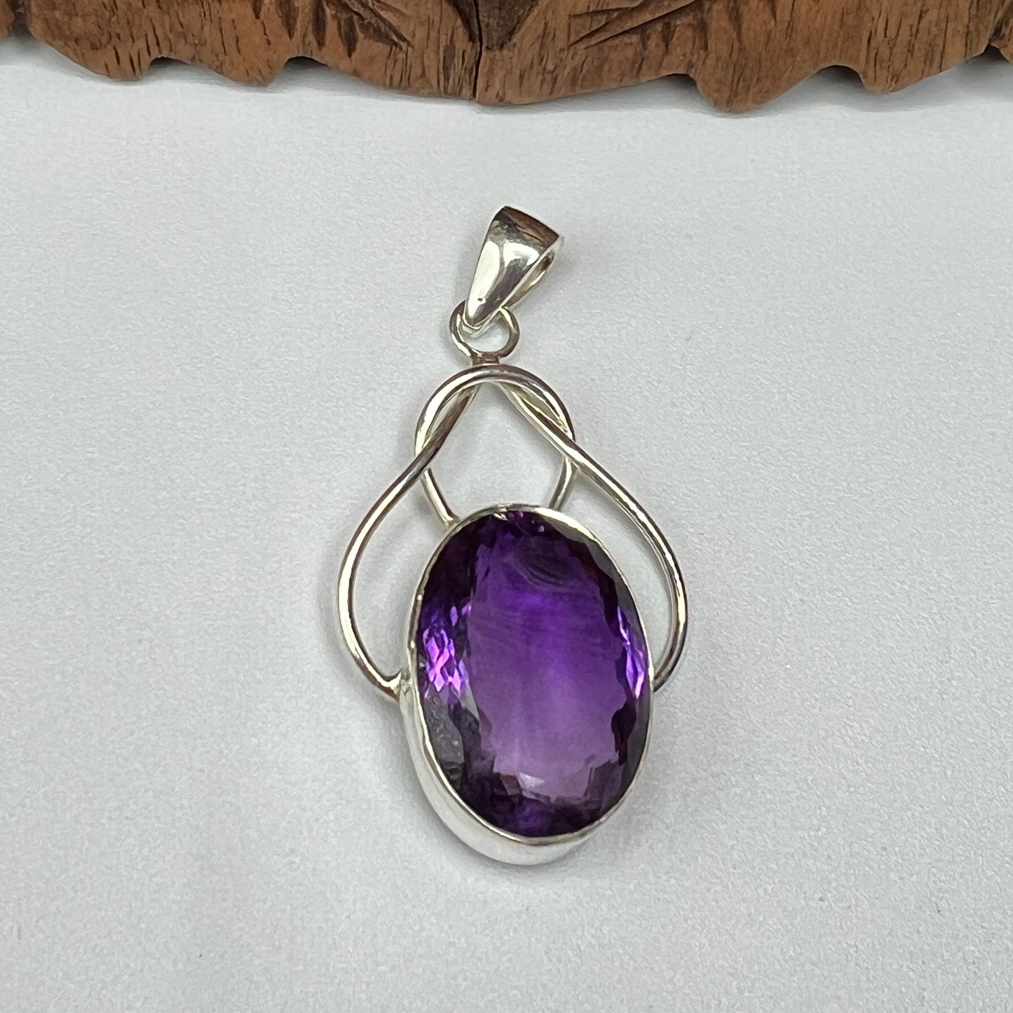 Natural Large Stone African Amethyst Pendants