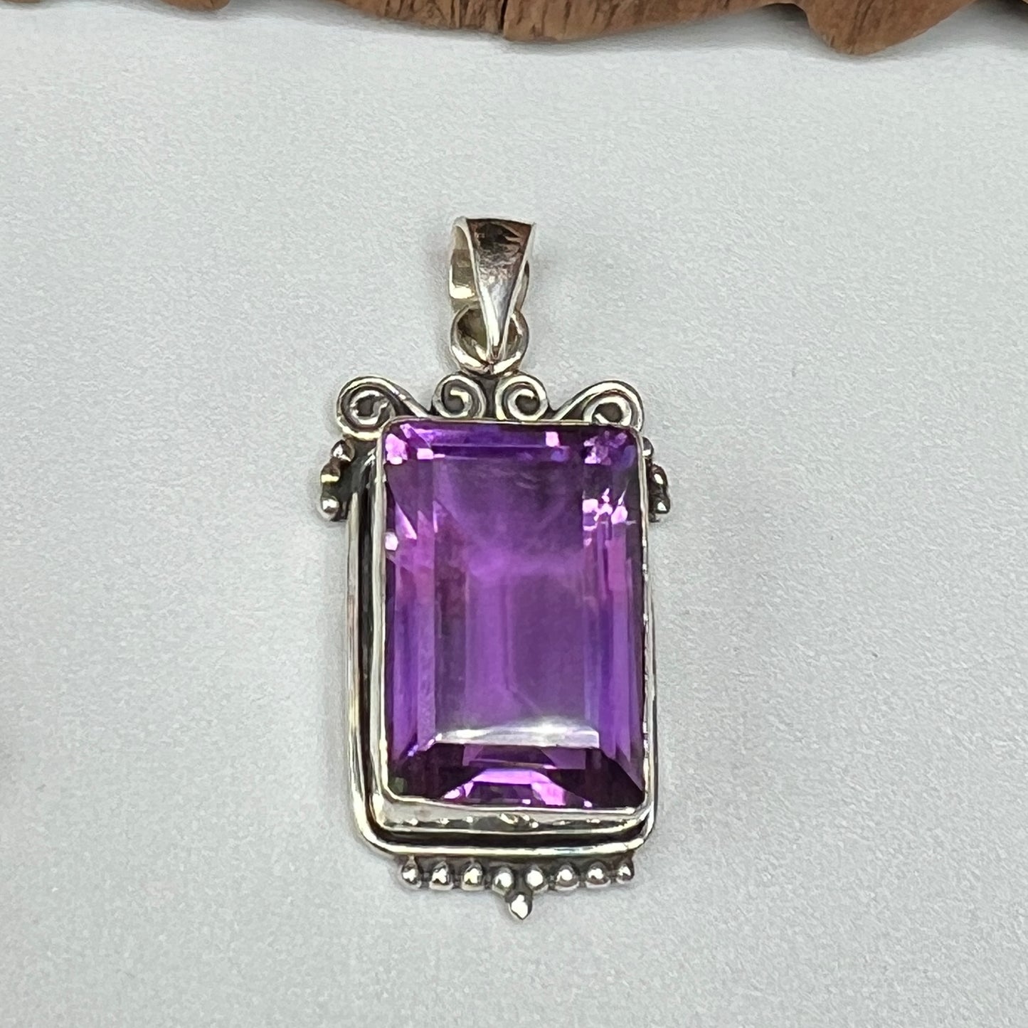 Natural Large Stone African Amethyst Pendants