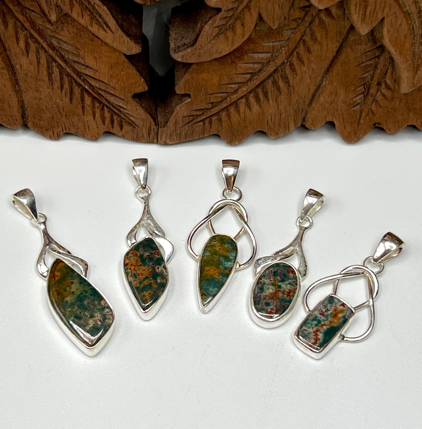Bloodstone Pendants