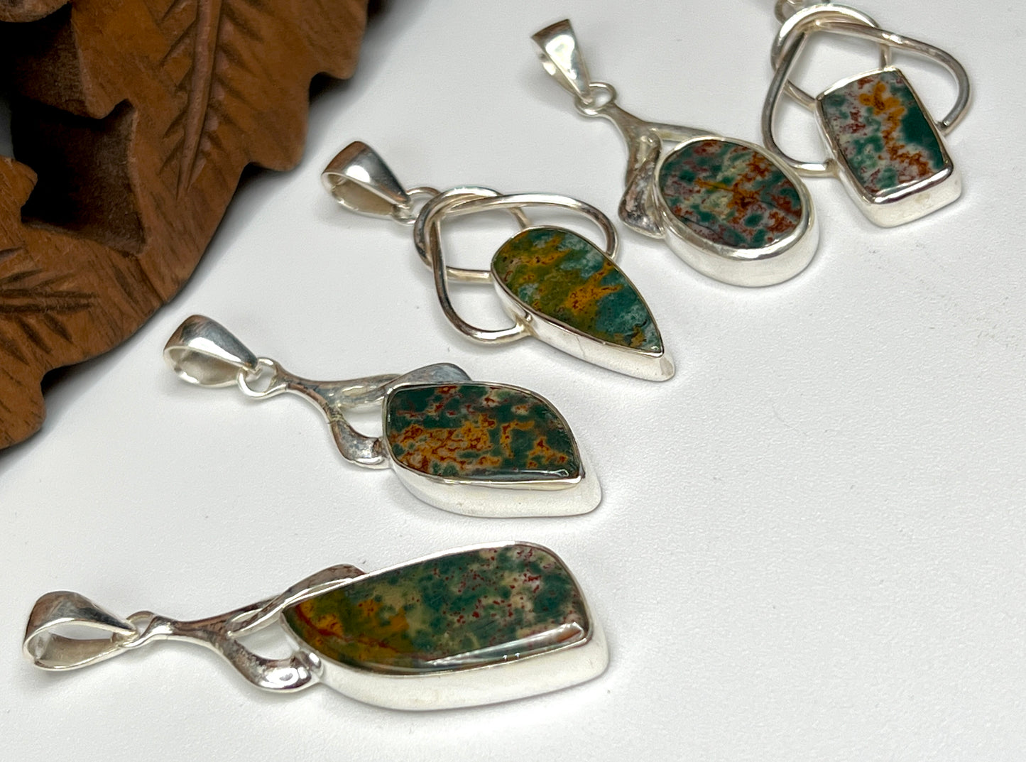Bloodstone Pendants