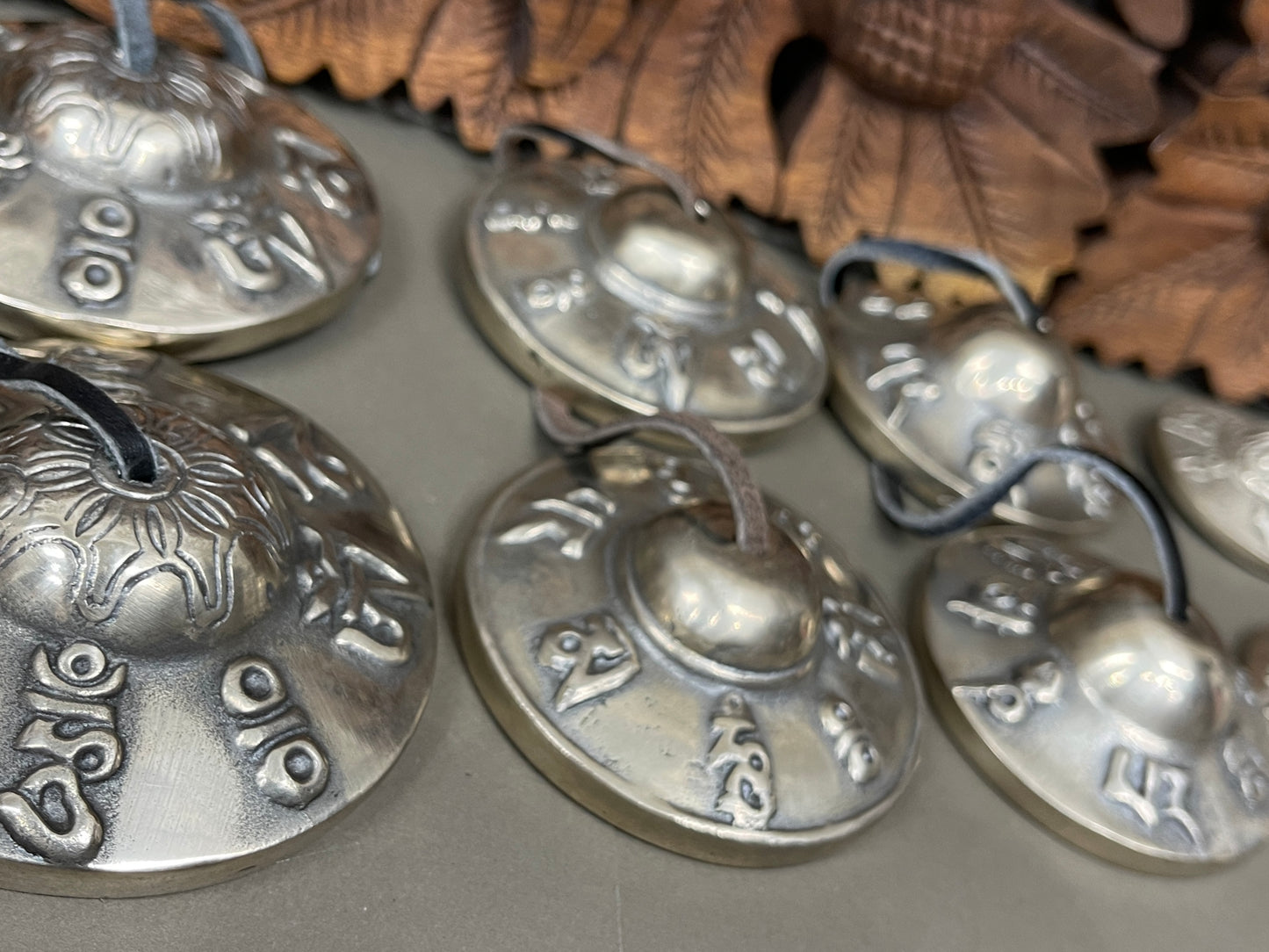 Om Mani Mantra Tingsha Cymbals
