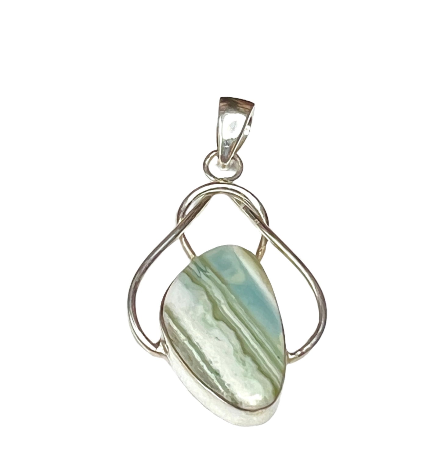 Dendritic Opal & Peruvian Opal Pendants