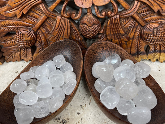 Clear Quartz Crystal Tumbles