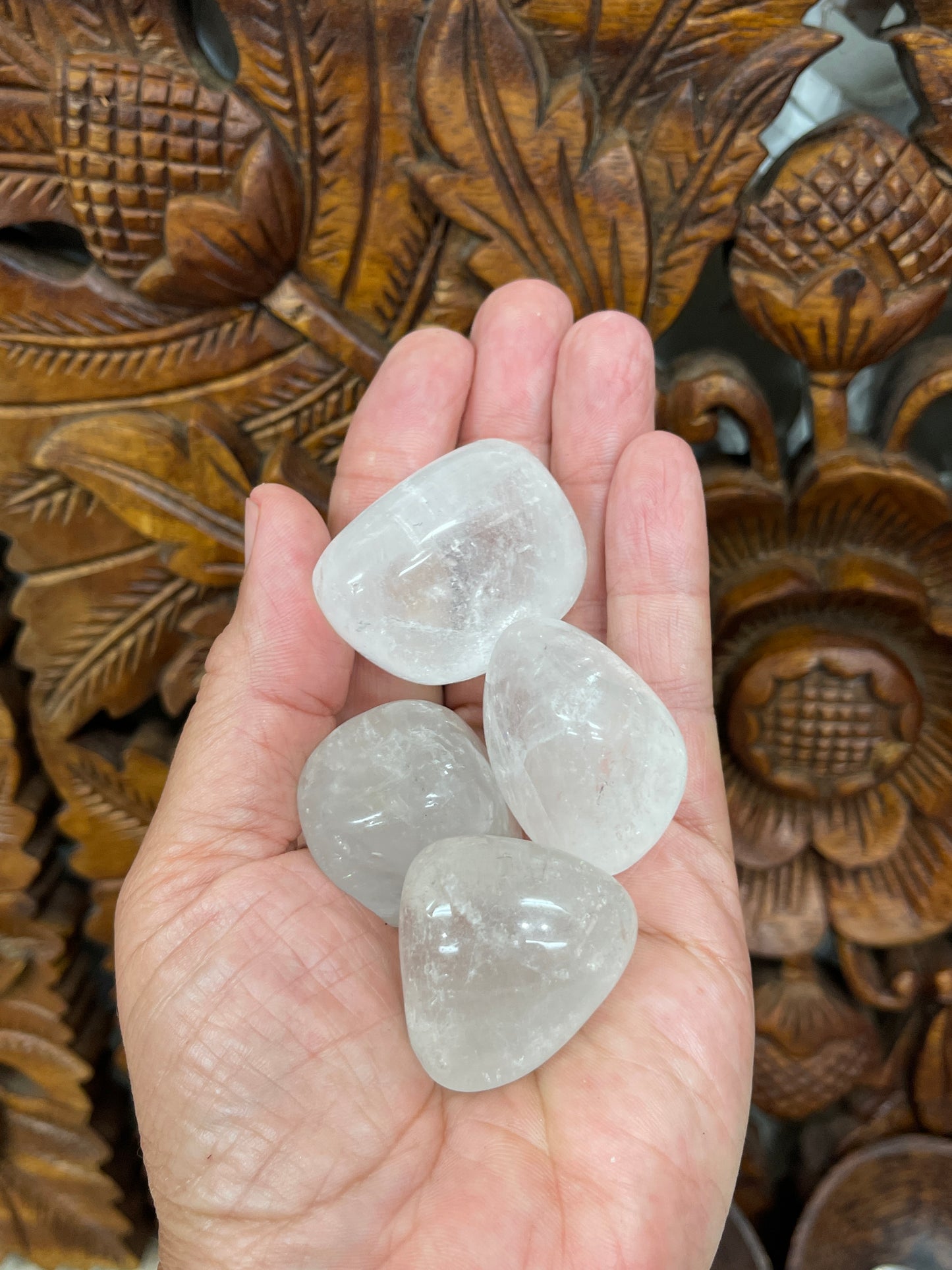 Clear Quartz Crystal Tumbles