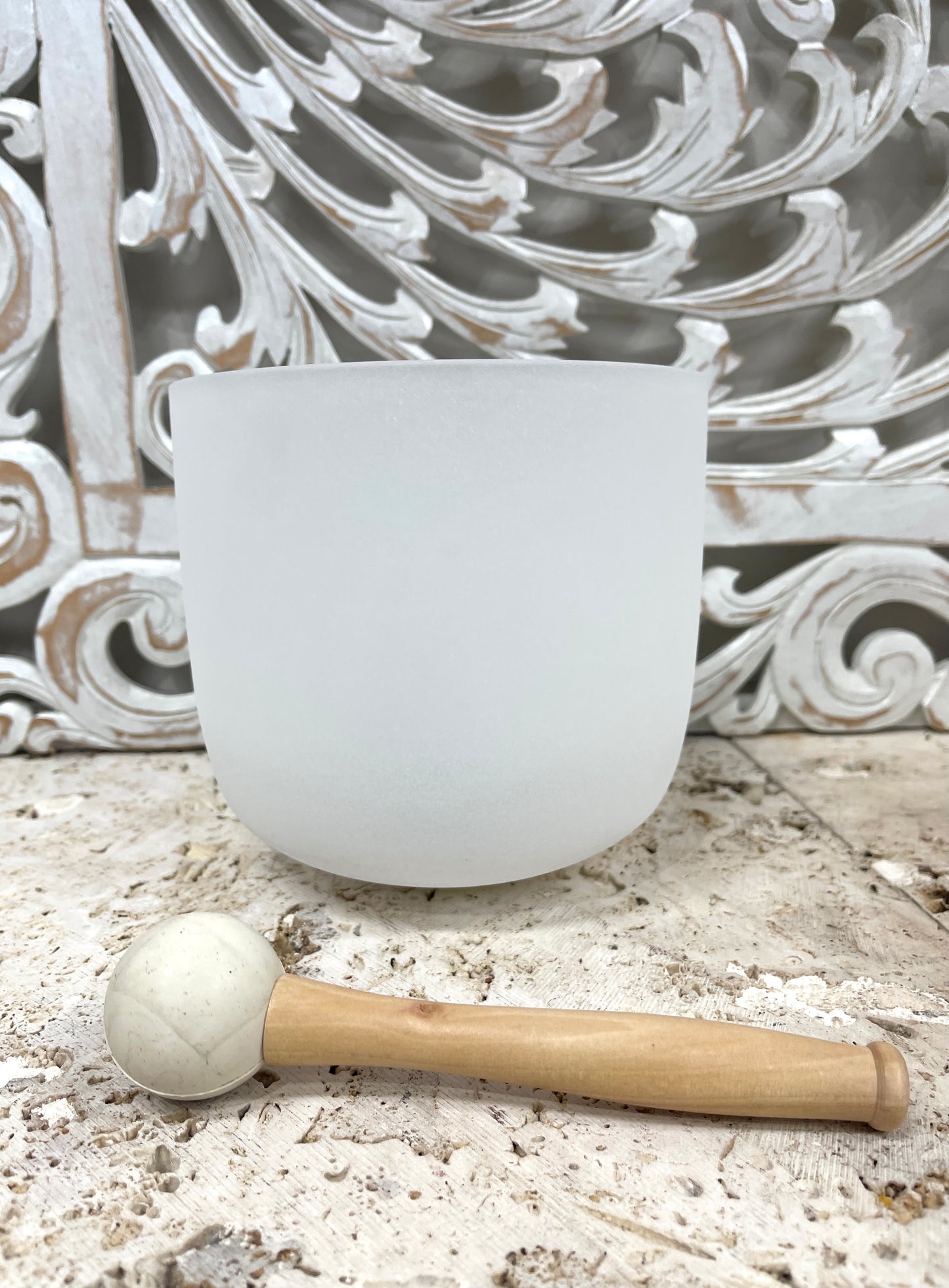 Quartz Crystal Singing bowls - Available in sizes 7" - 12"