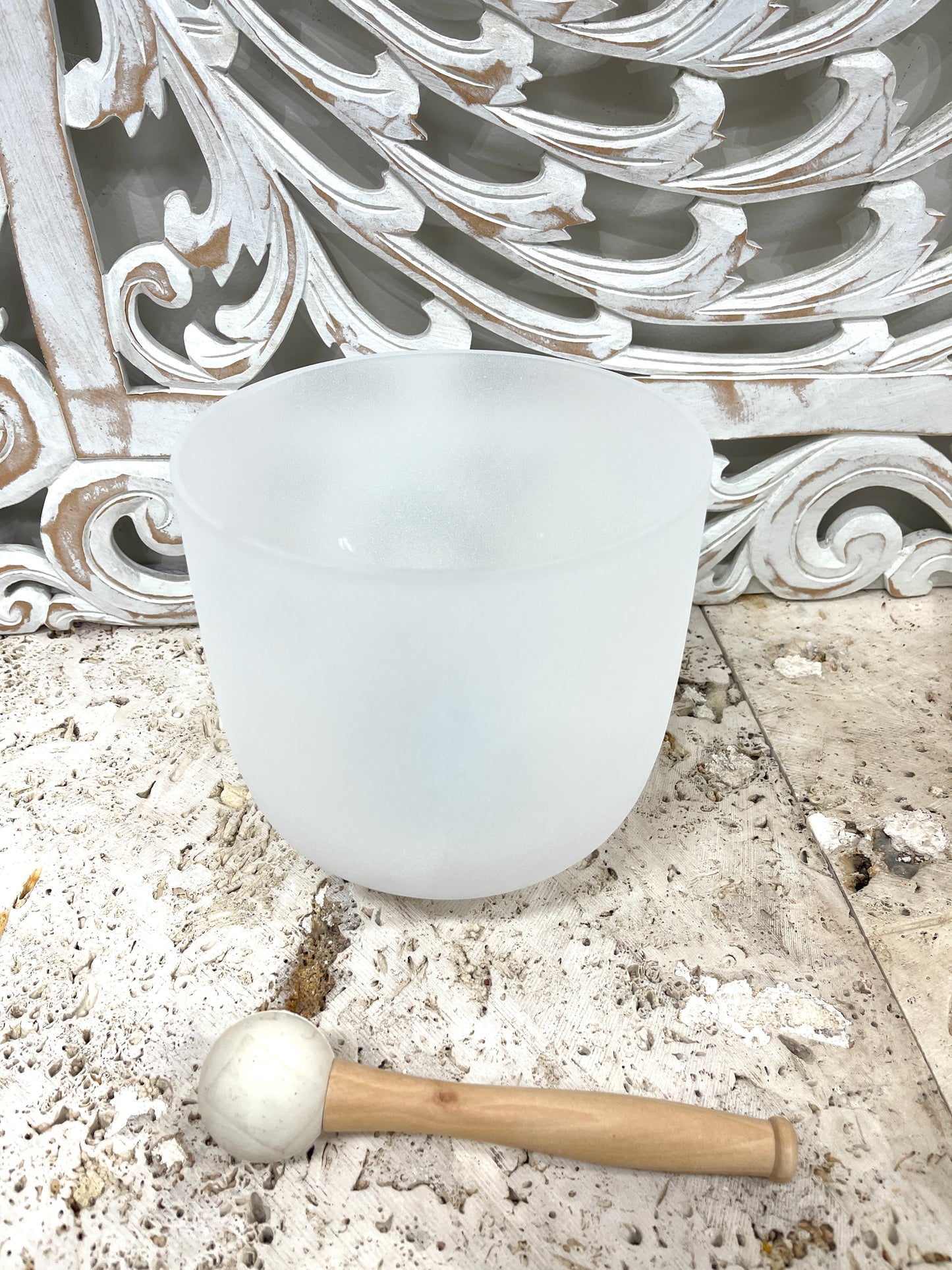 Quartz Crystal Singing bowls - Available in sizes 7" - 12"