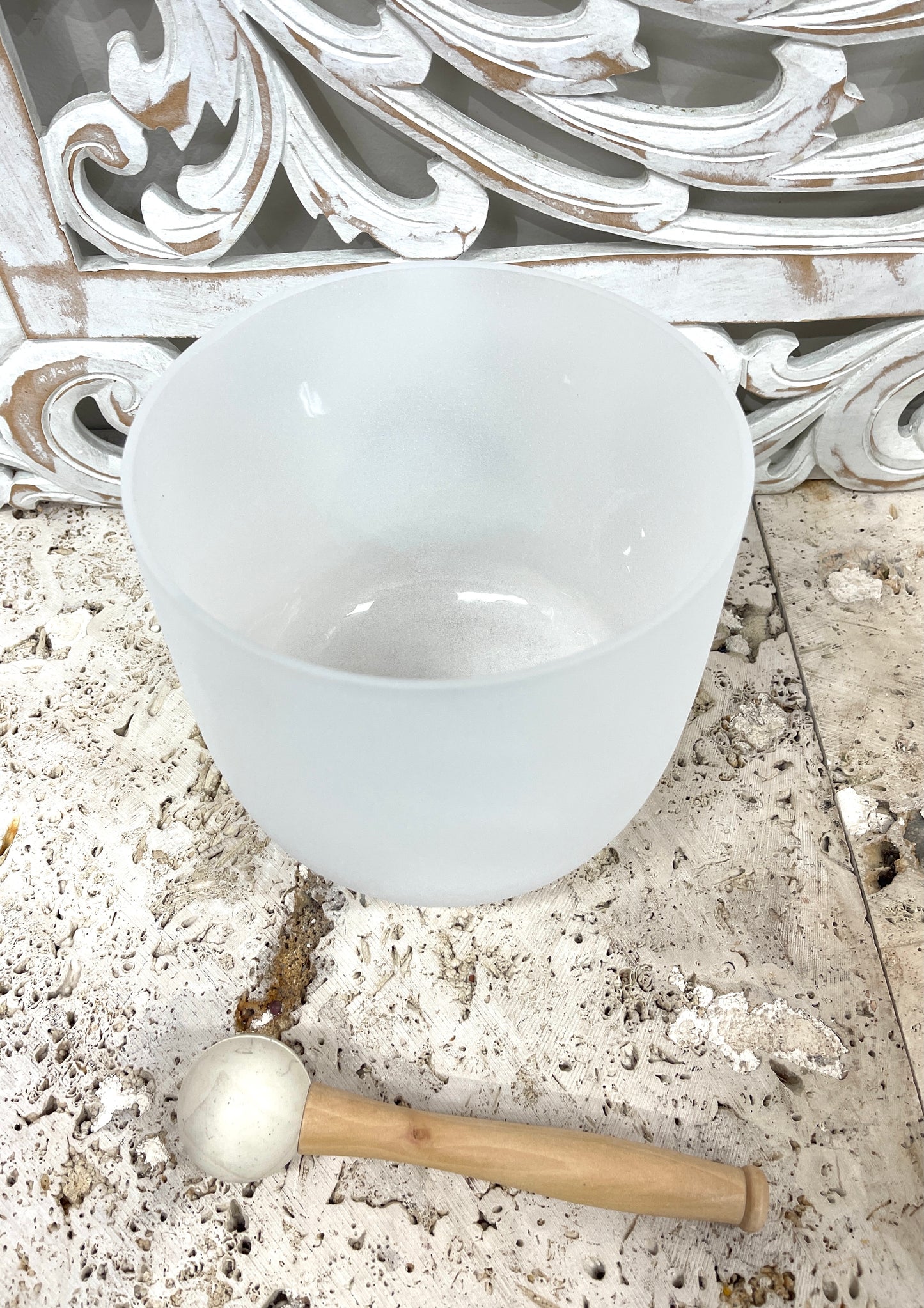 Quartz Crystal Singing bowls - Available in sizes 7" - 12"