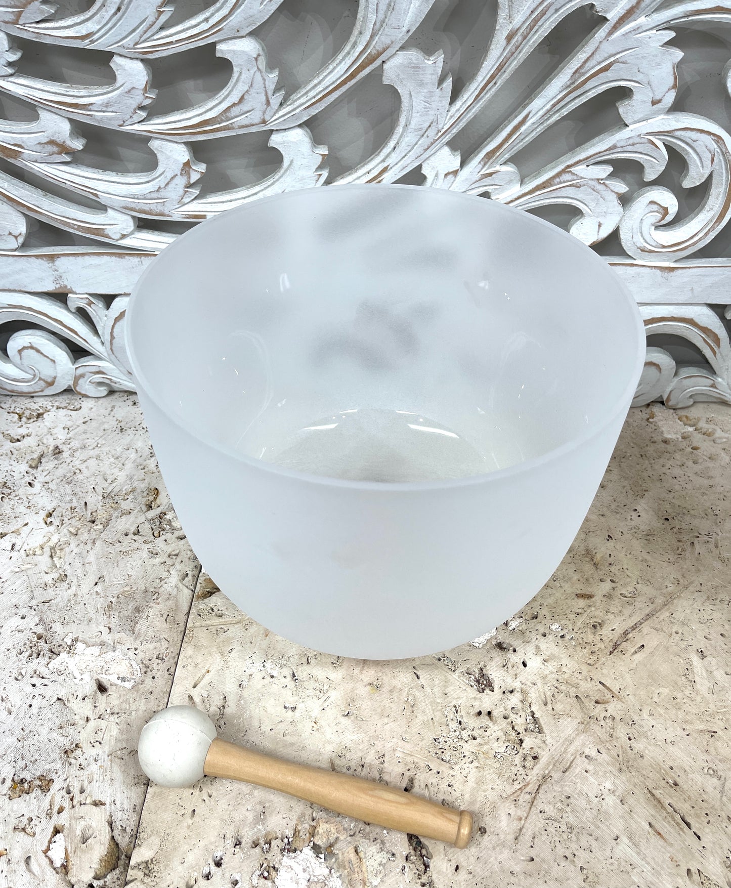 Quartz Crystal Singing bowls - Available in sizes 7" - 12"