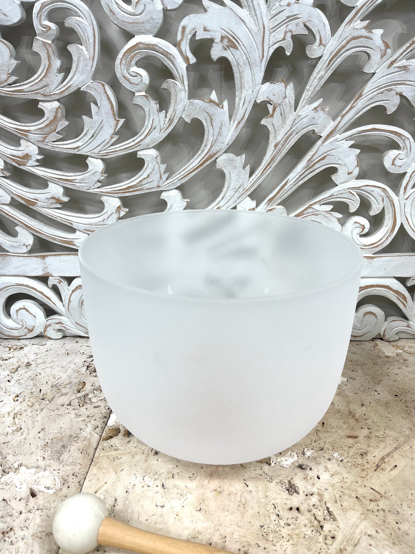 Quartz Crystal Singing bowls - Available in sizes 7" - 12"