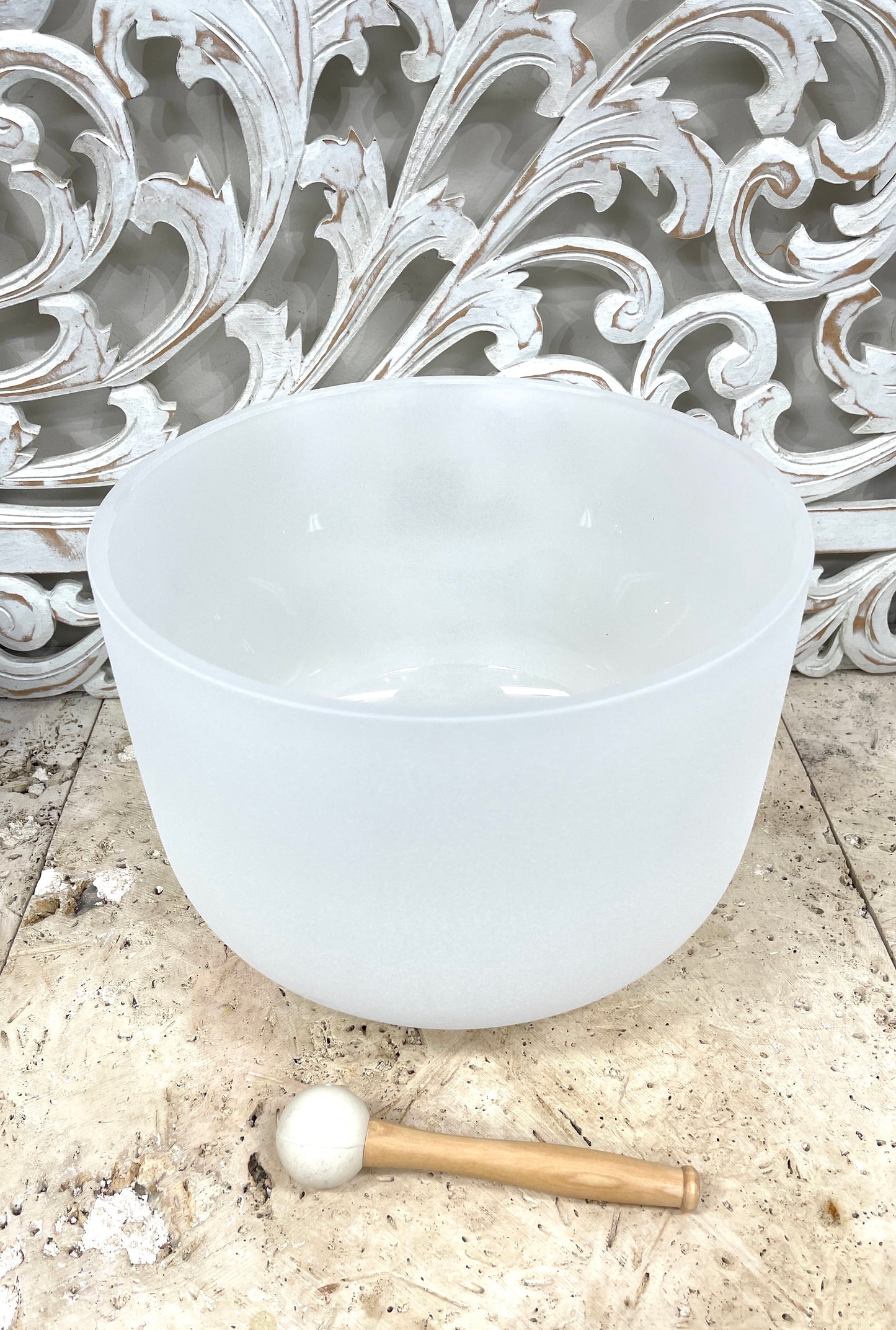 Quartz Crystal Singing bowls - Available in sizes 7" - 12"