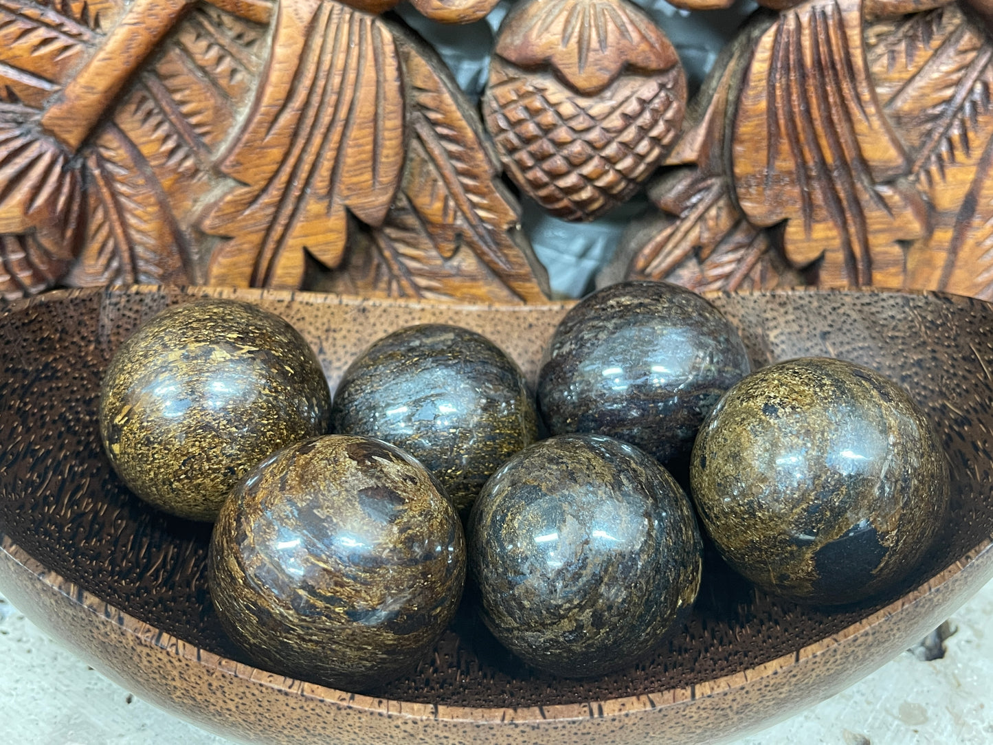 Bronzite Spheres