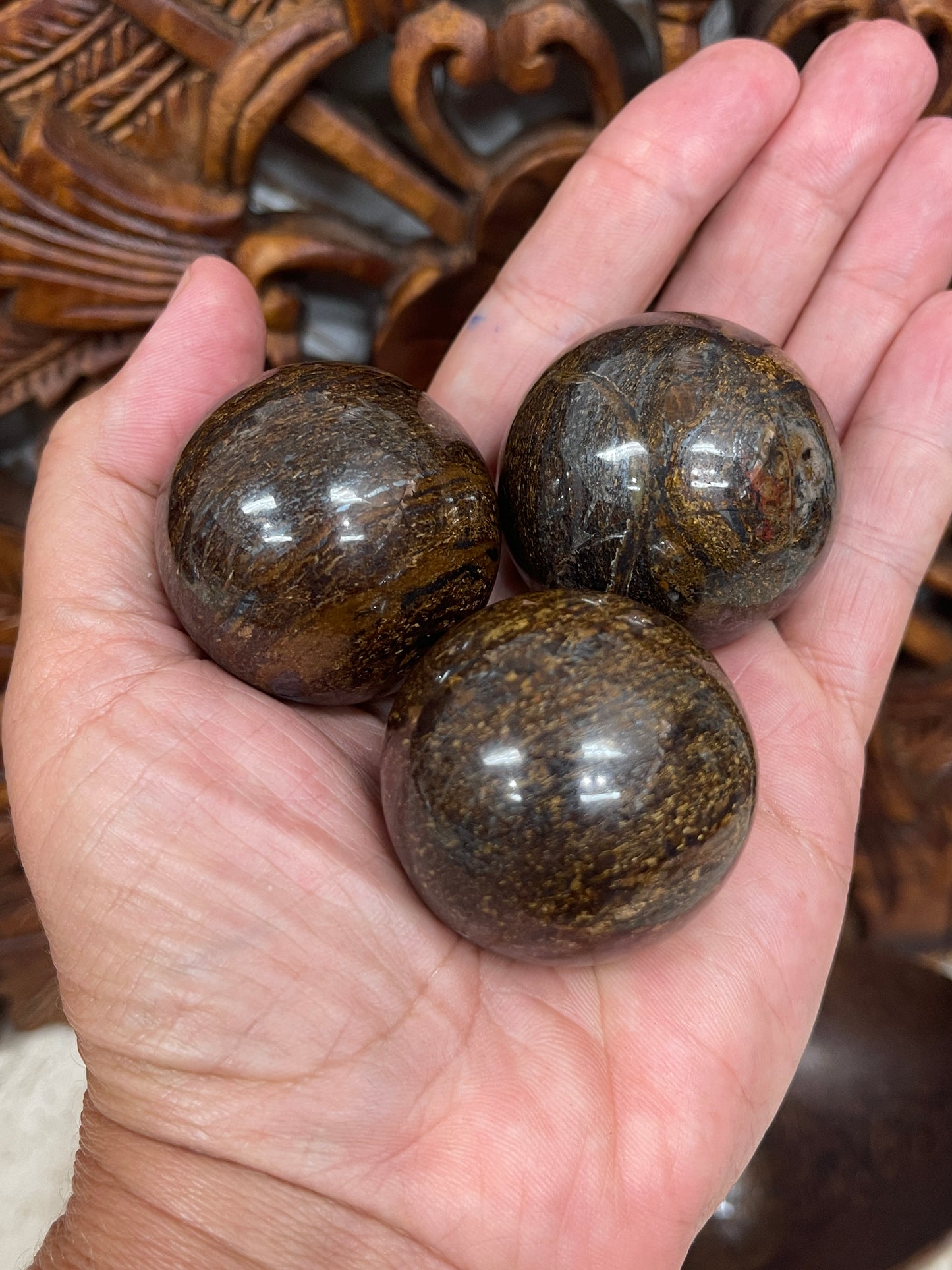 Bronzite Spheres