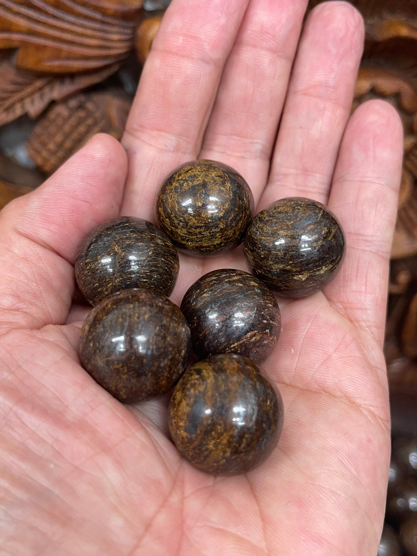 Bronzite Spheres