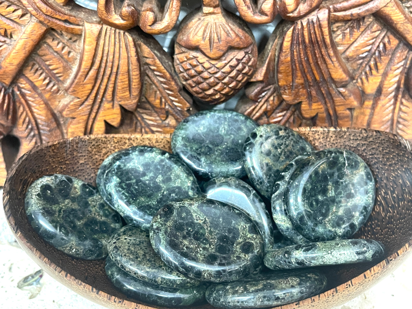 Kambaba Jasper Palm Stones & Worry Stones