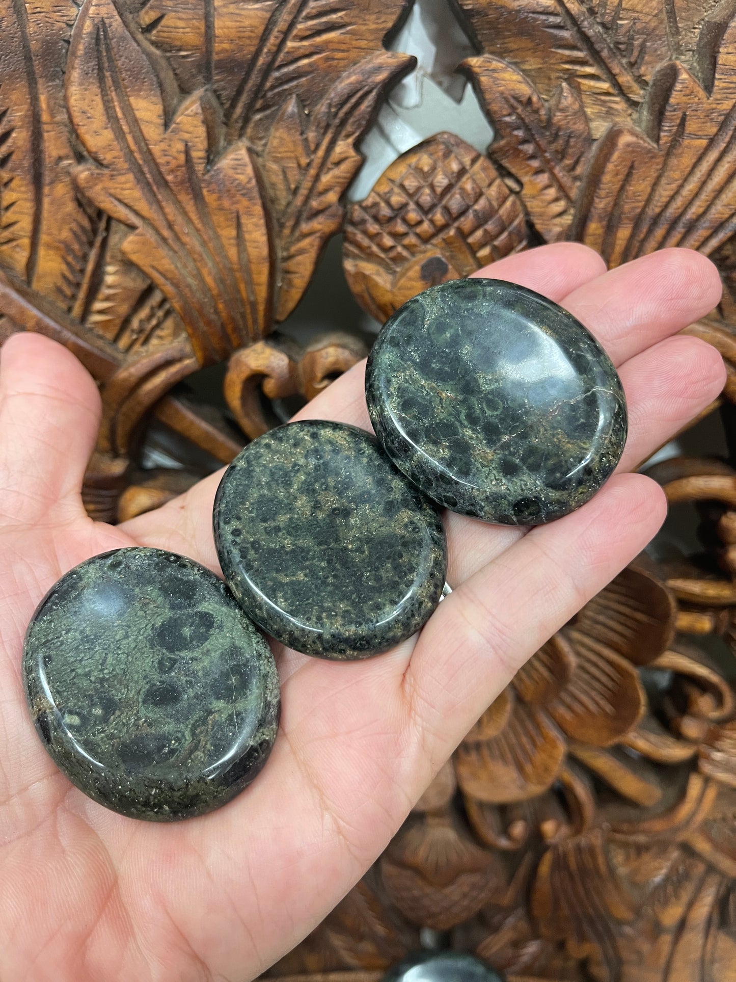 Kambaba Jasper Palm Stones & Worry Stones
