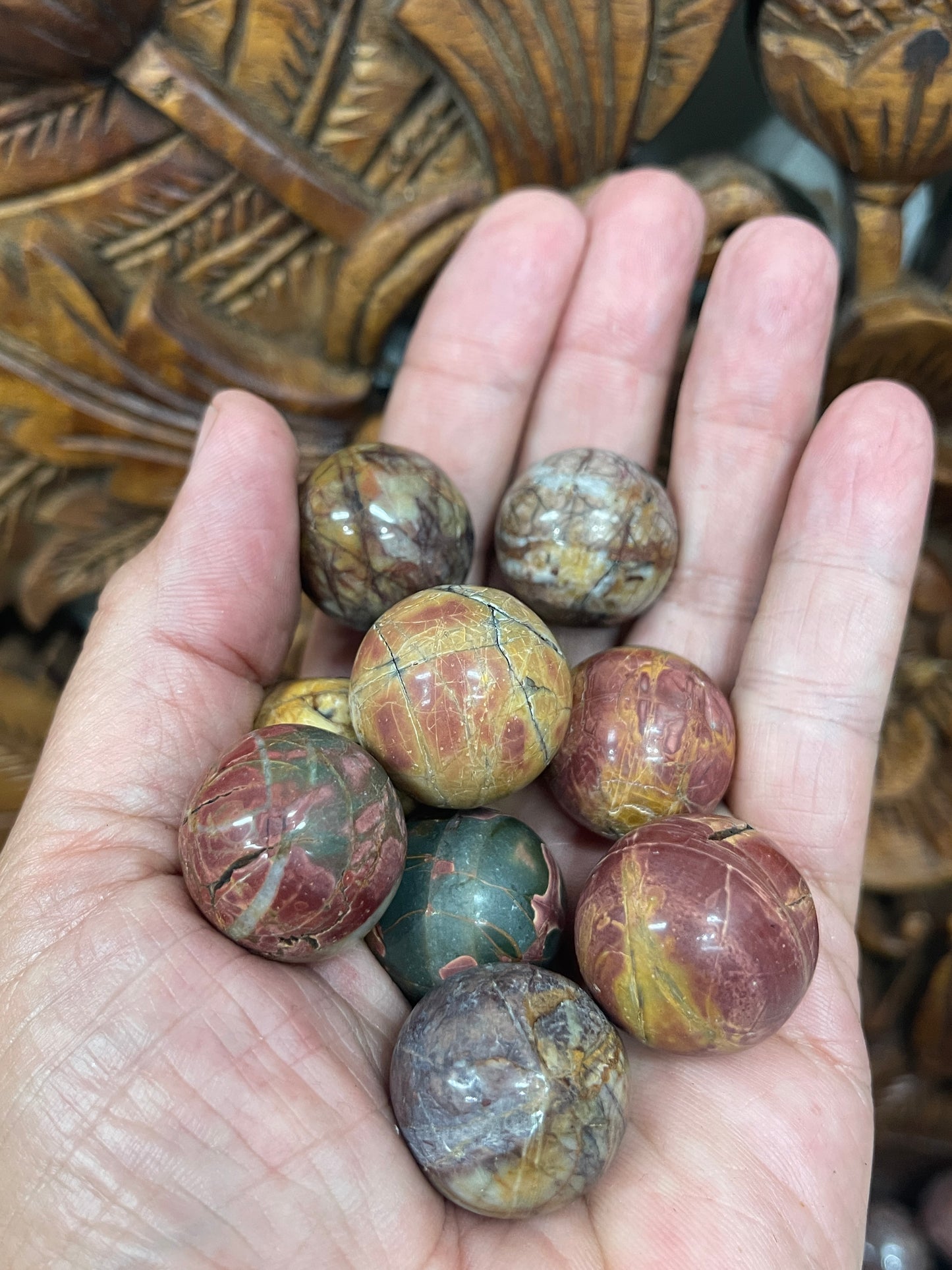 Red Creek Jasper Spheres