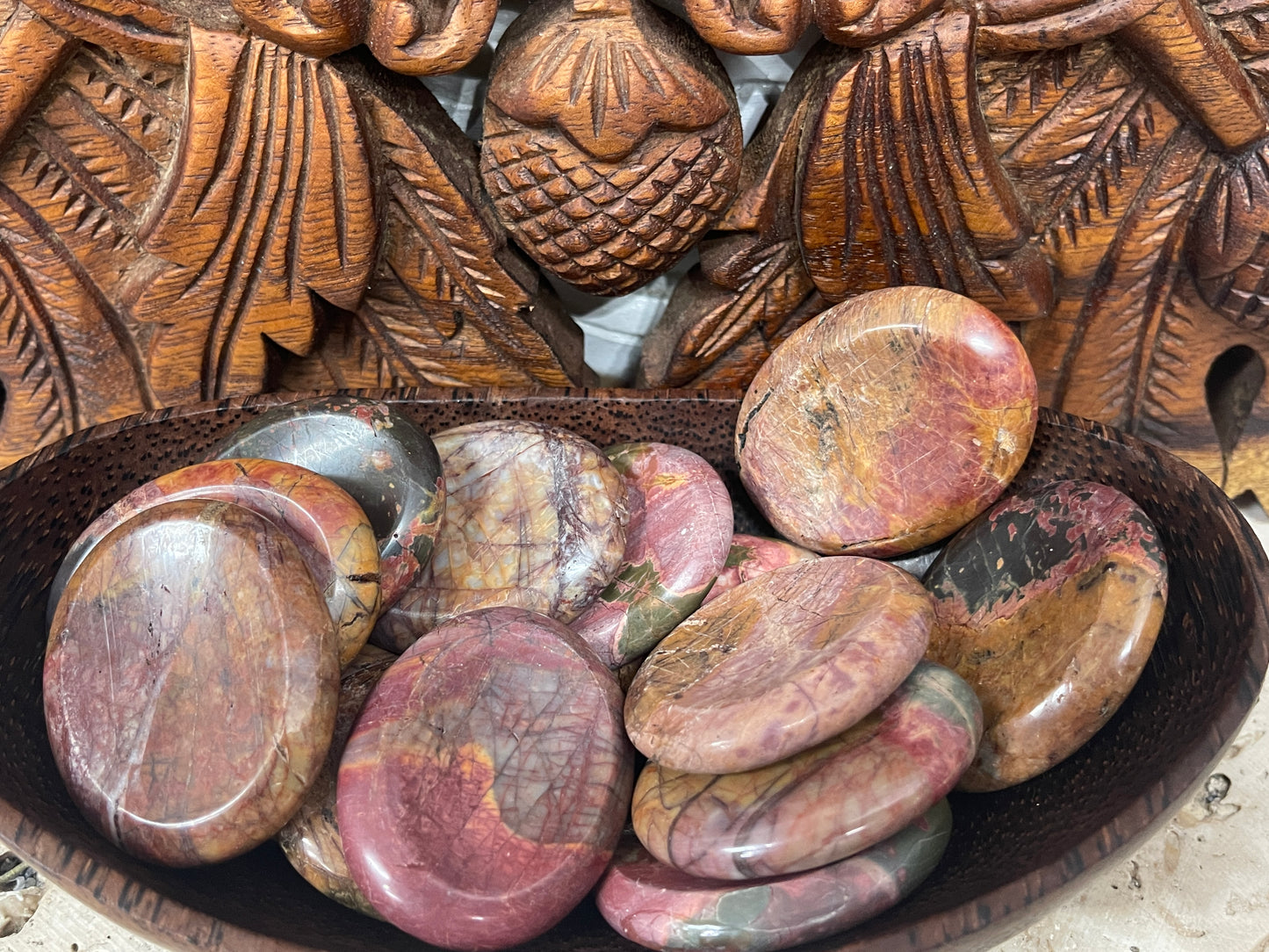 Red Creek Jasper Worry Stones