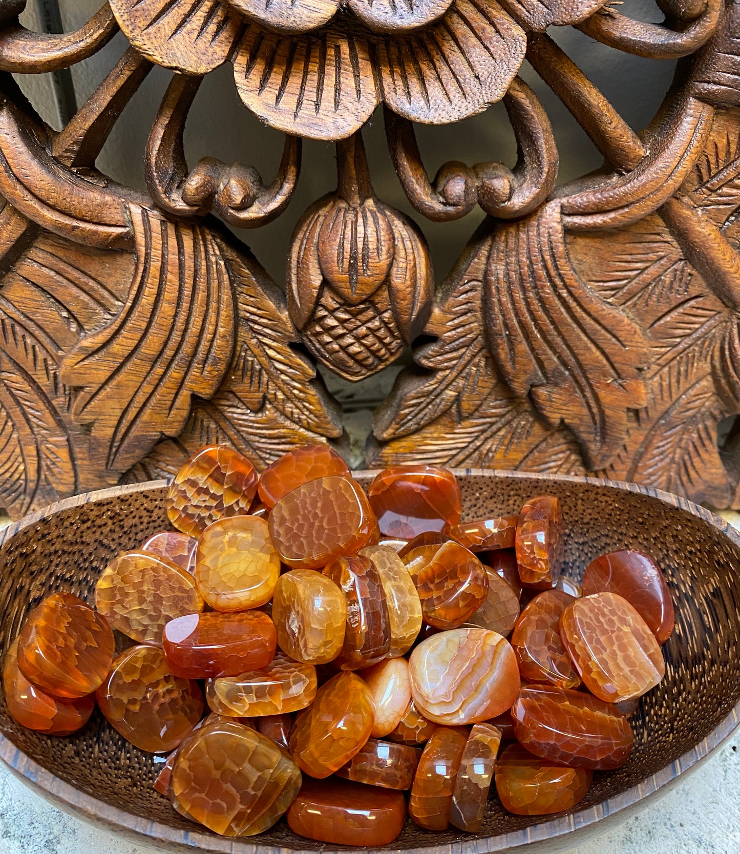 Fire Agate Coins