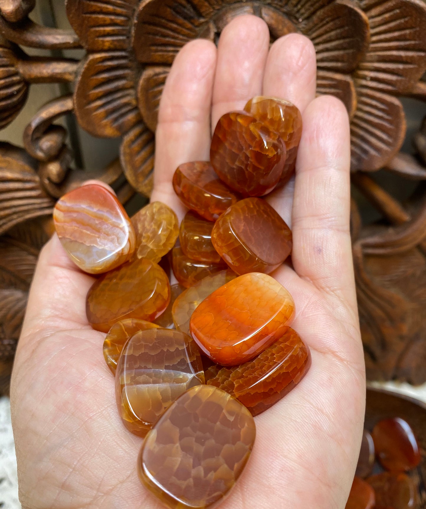 Fire Agate Coins