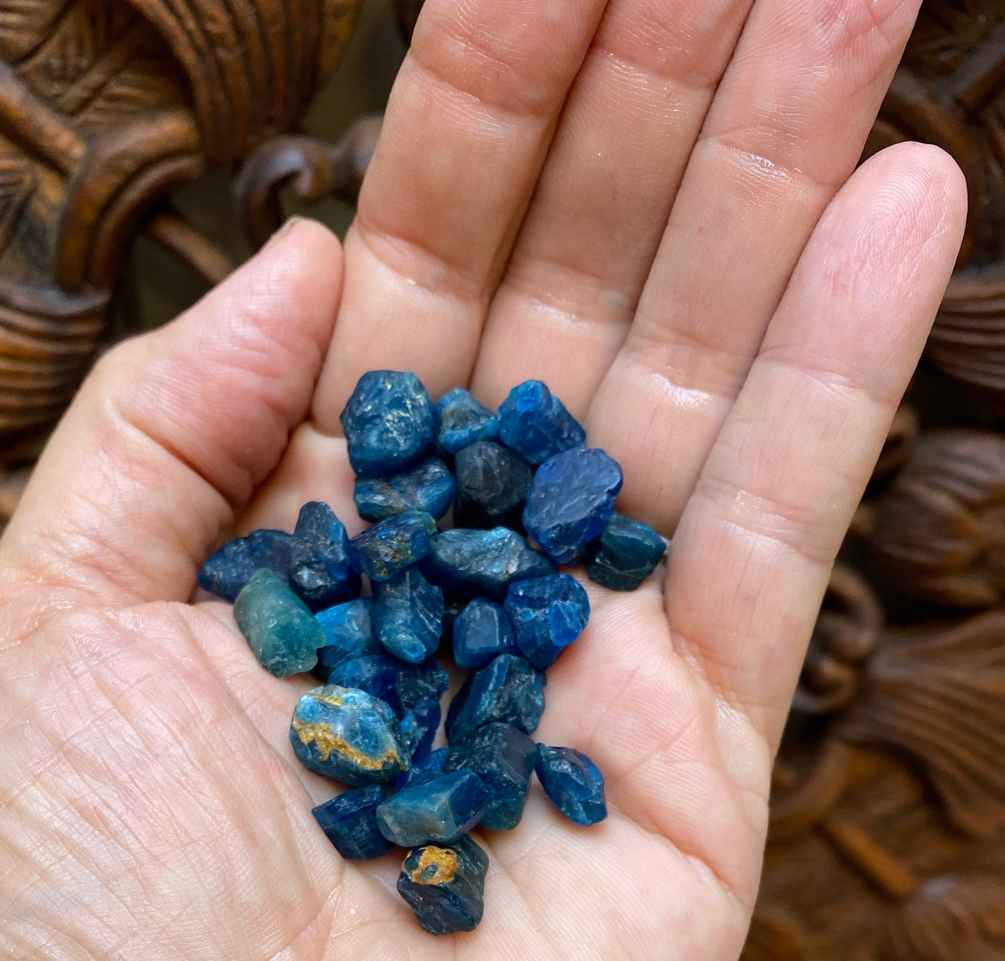 Raw Blue Apatite