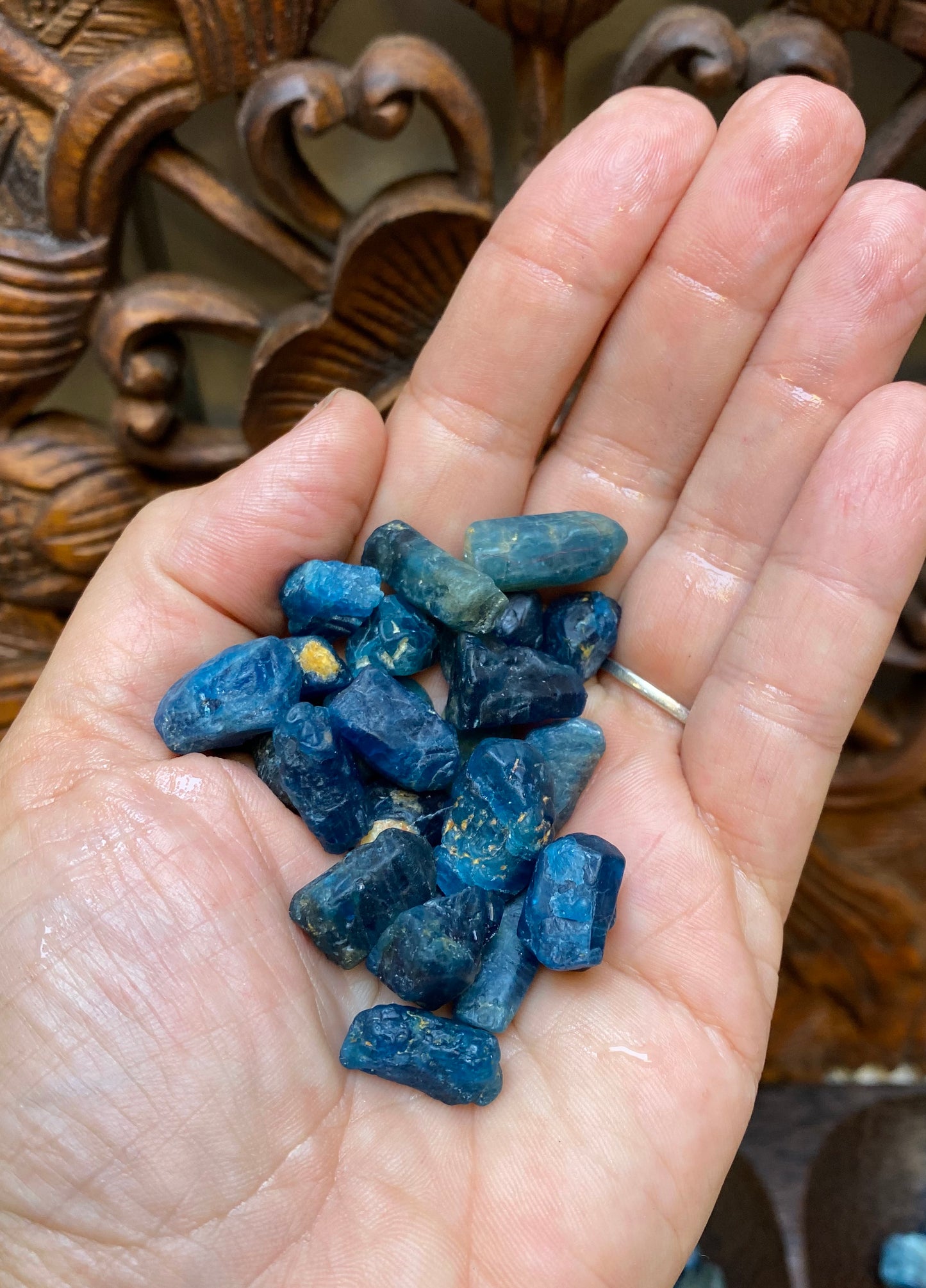 Raw Blue Apatite