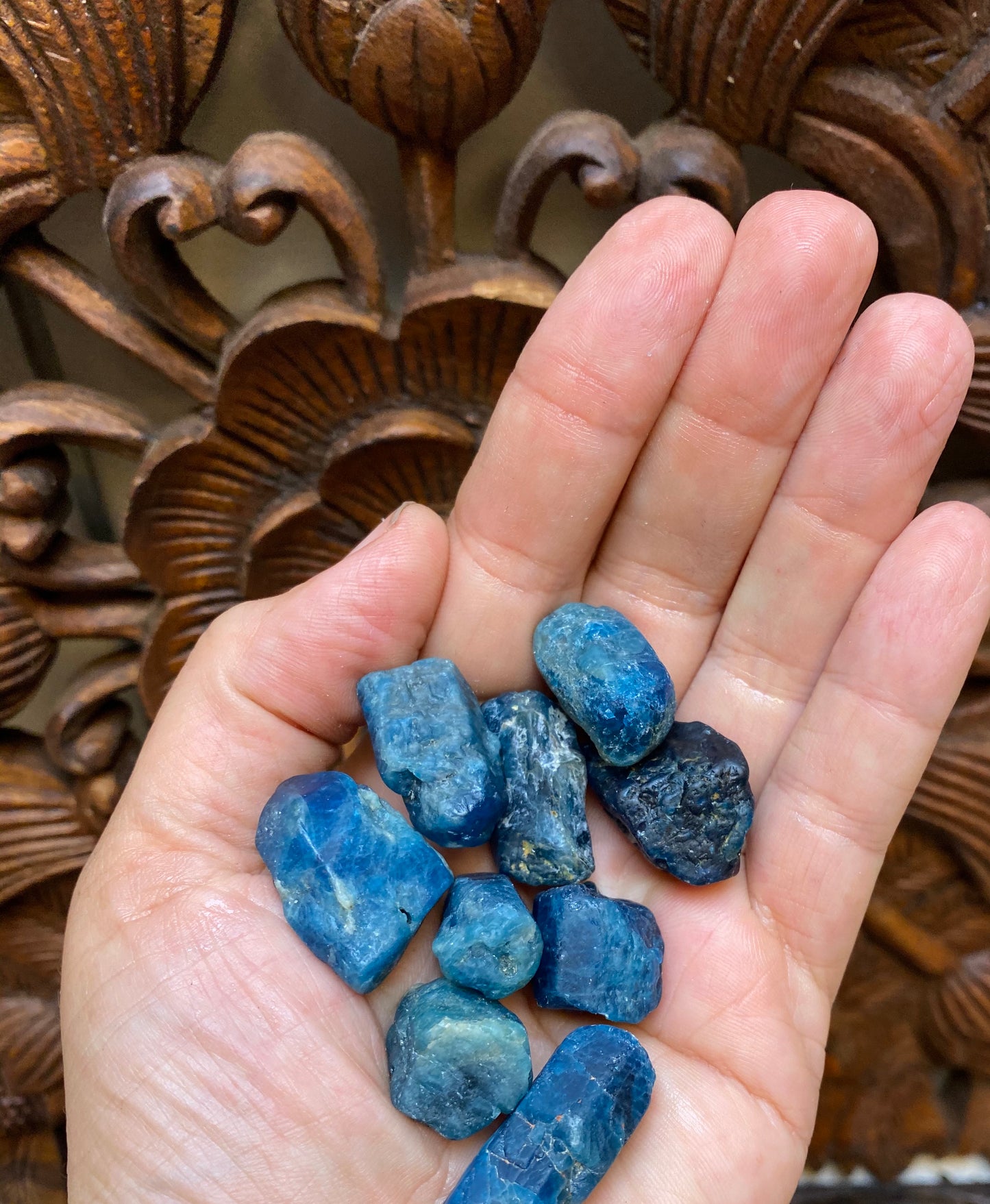 Raw Blue Apatite