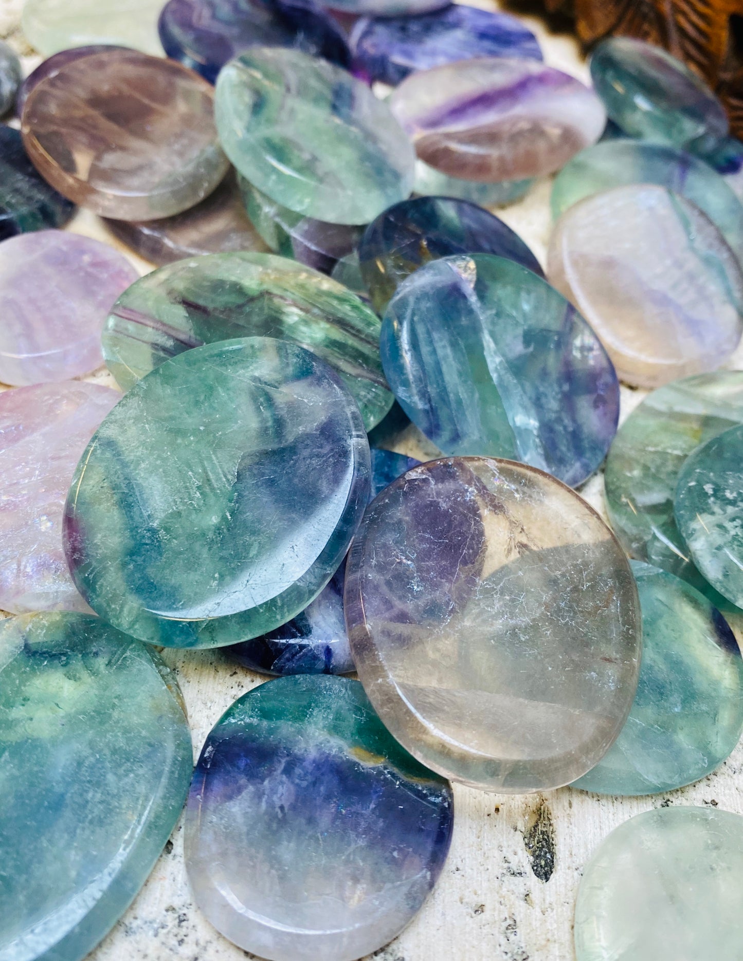Fluorite Smooth Coins