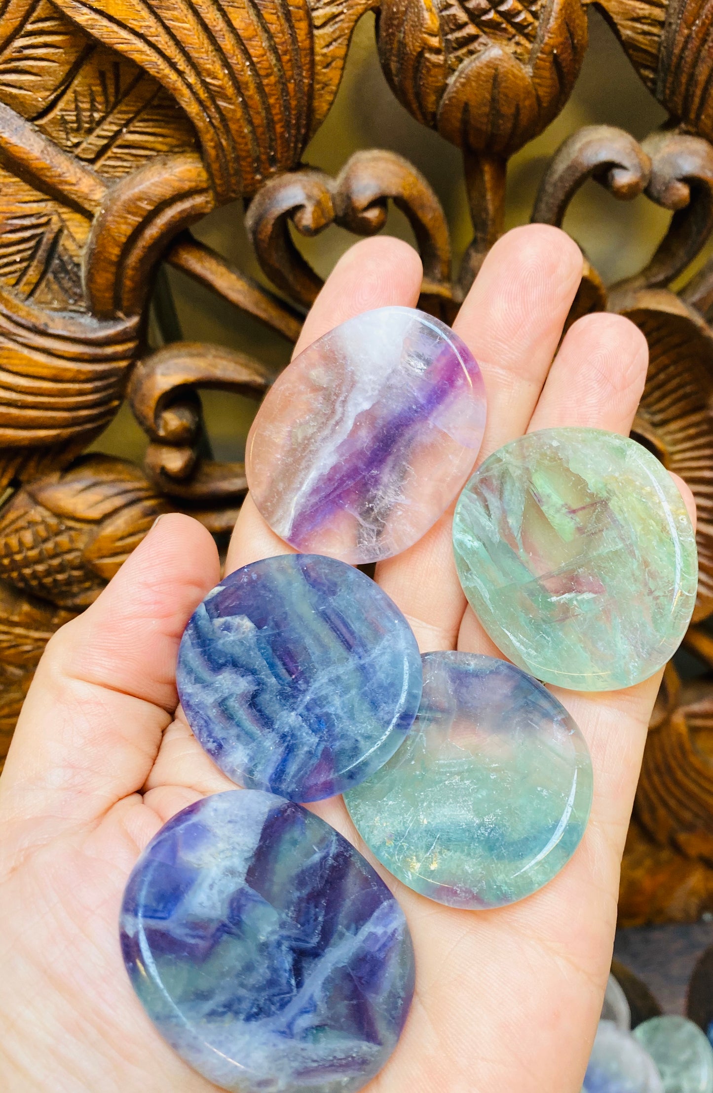 Fluorite Smooth Coins