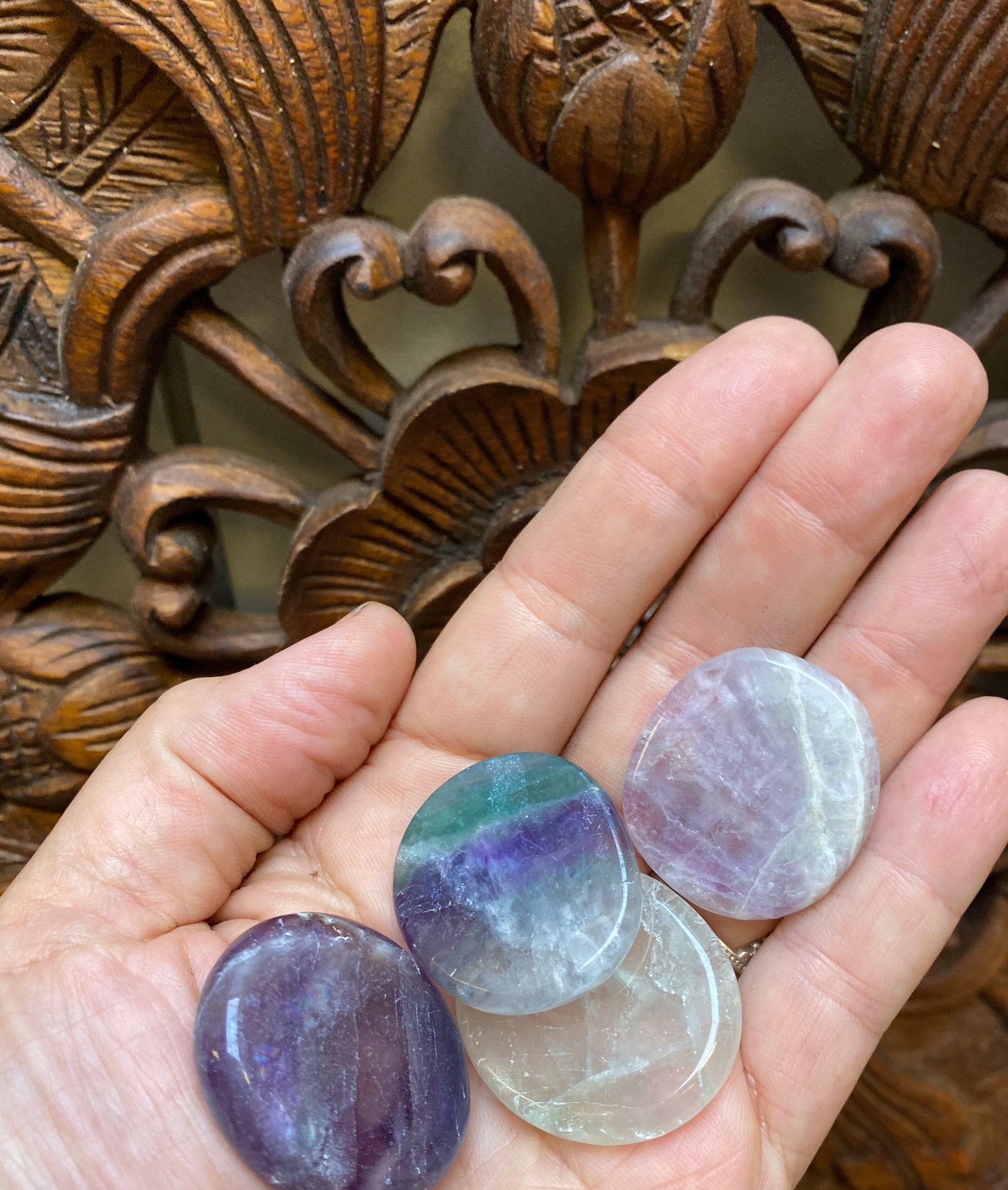 Fluorite Smooth Coins