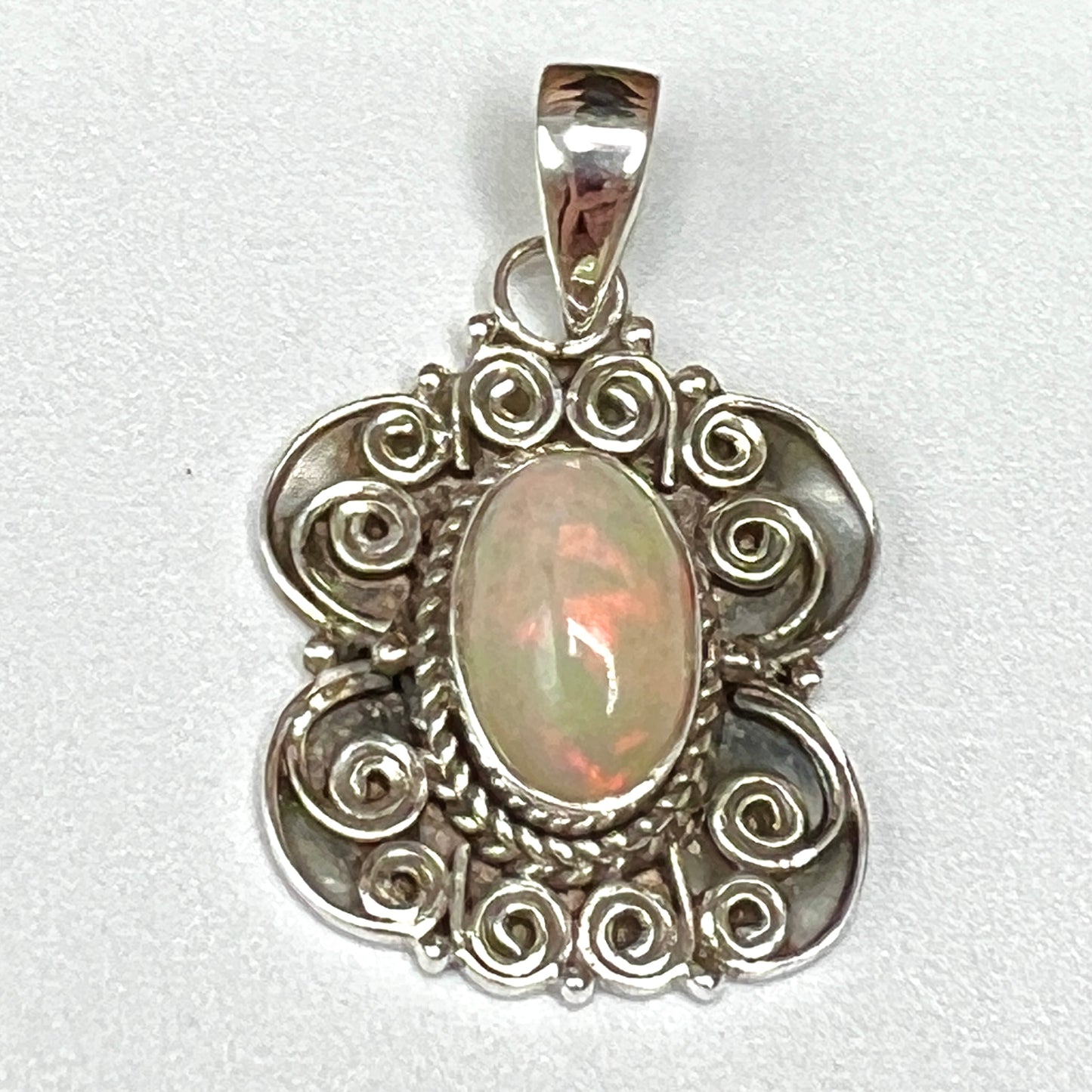 Rare Large Stone Ethiopian Opal Pendants