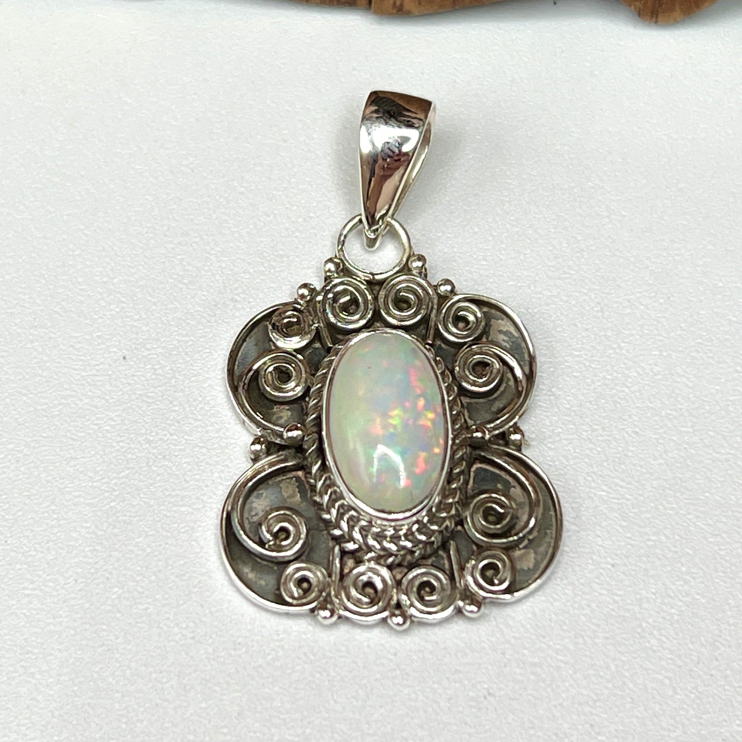Rare Large Stone Ethiopian Opal Pendants