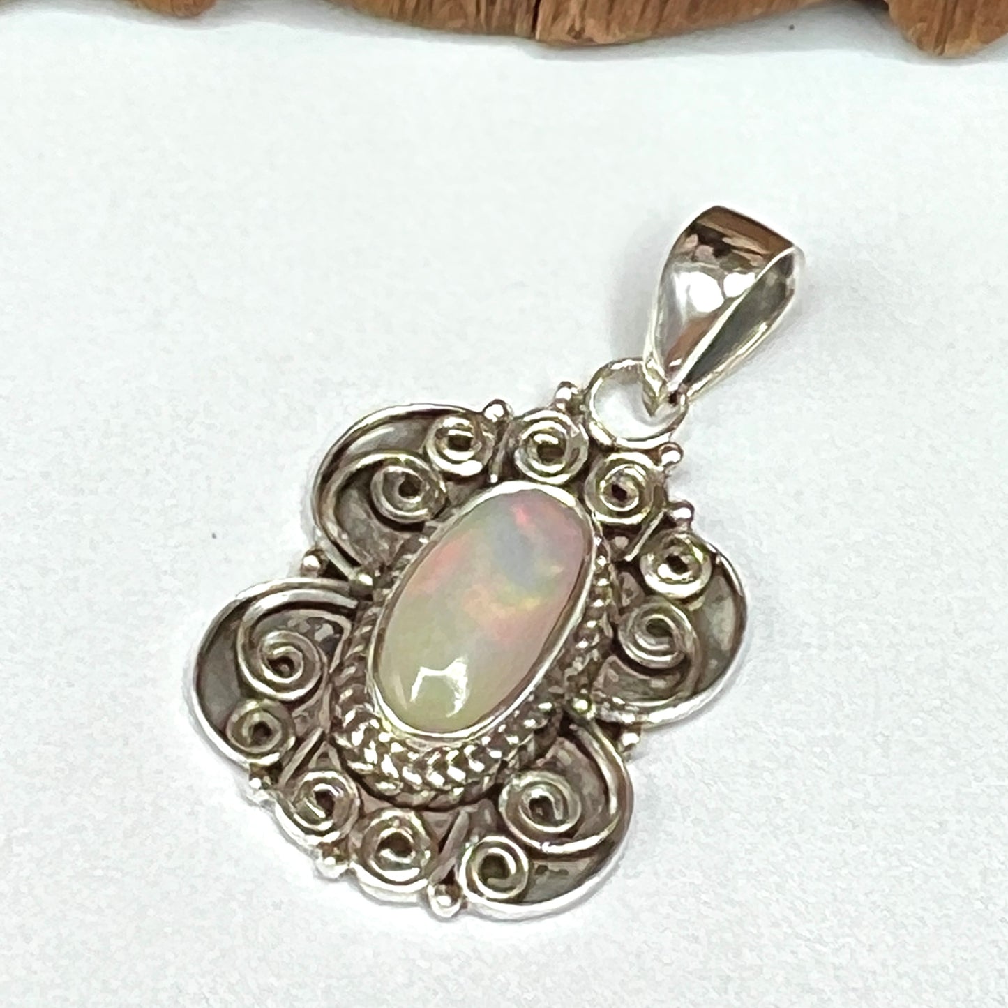 Rare Large Stone Ethiopian Opal Pendants
