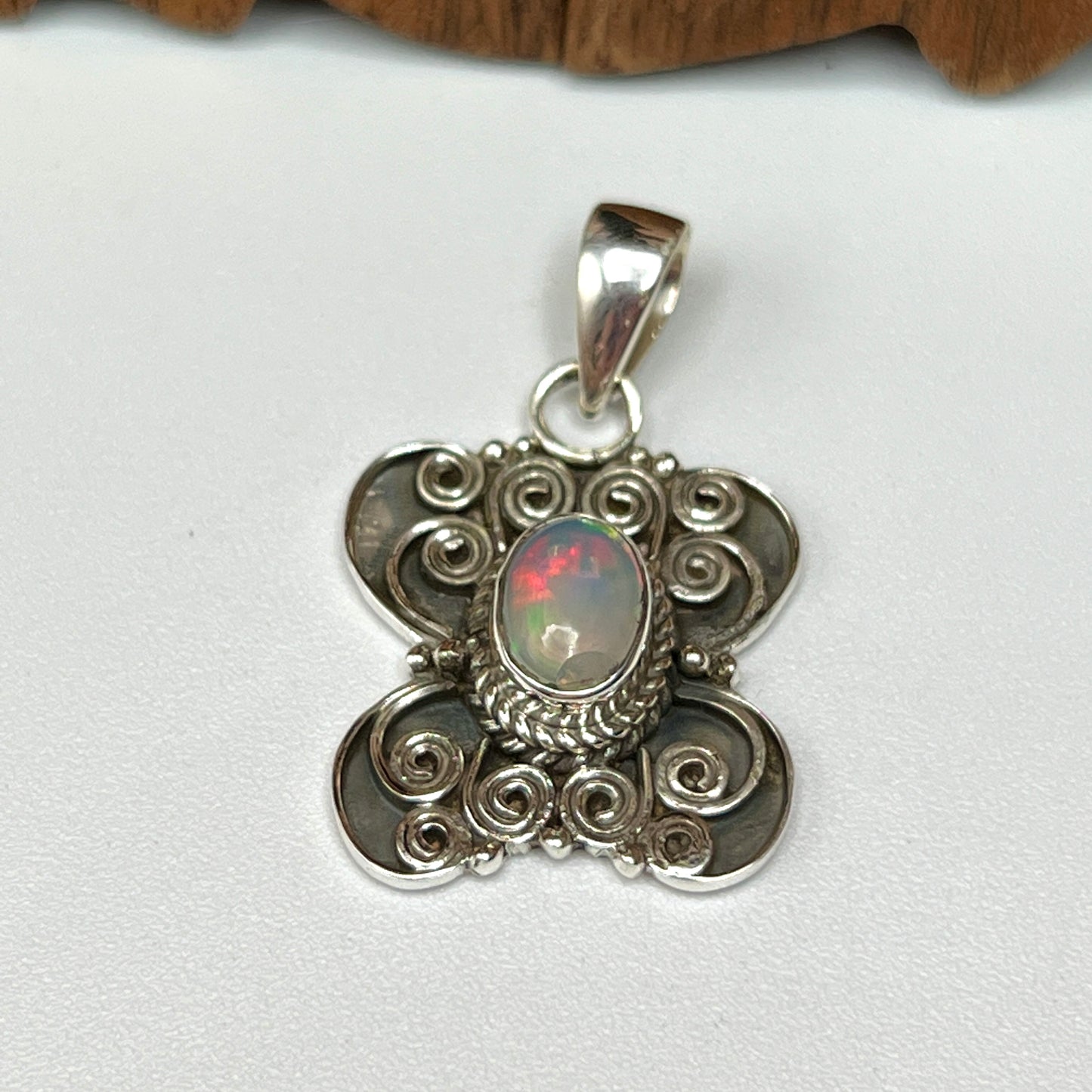 Rare Large Stone Ethiopian Opal Pendants