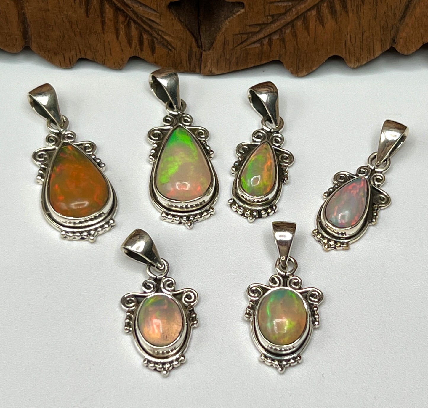 Ethiopian Opal Pendants