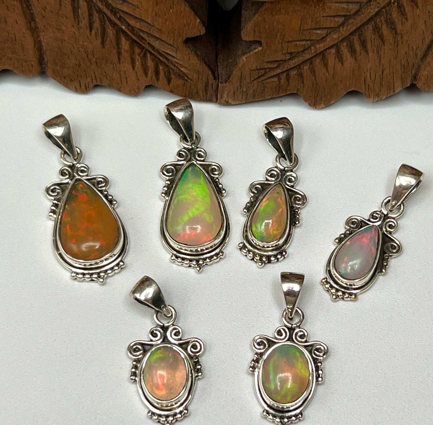 Ethiopian Opal Pendants